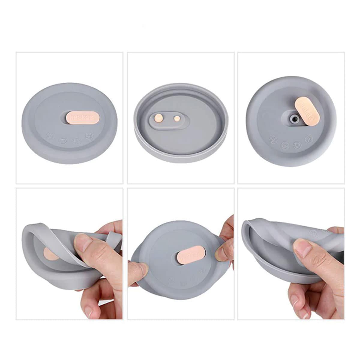 Thumbnail Haakaa Silicone Breast Pump Cap Grey