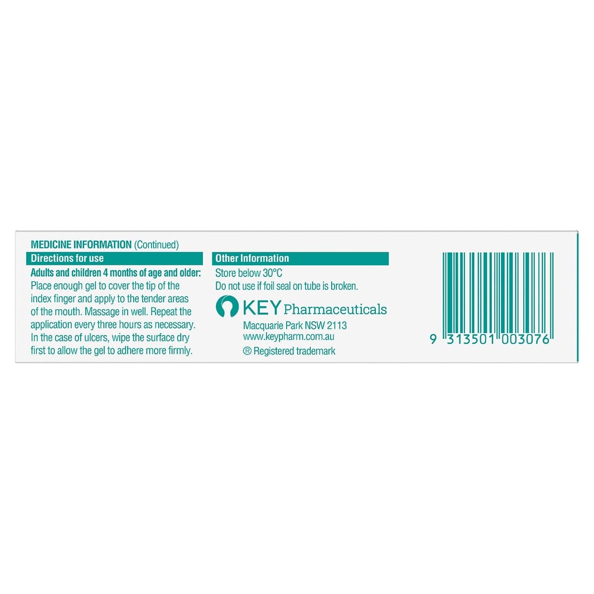 Thumbnail Sedagel For Infant Teething 30G