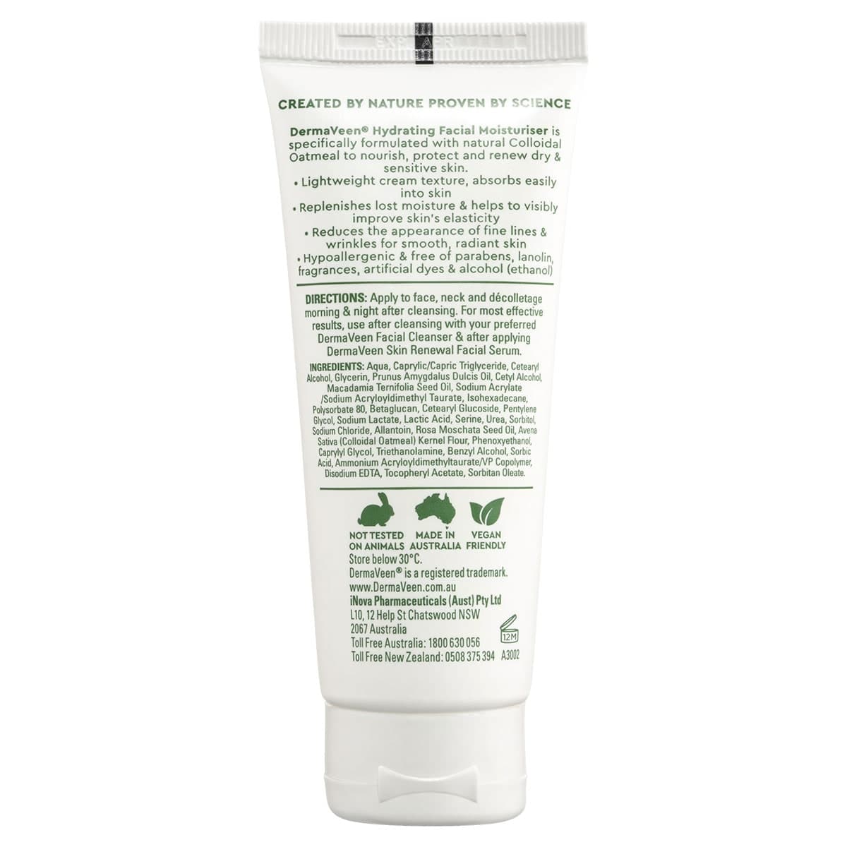Thumbnail DermaVeen Hydrating Facial Moisturiser 75ml