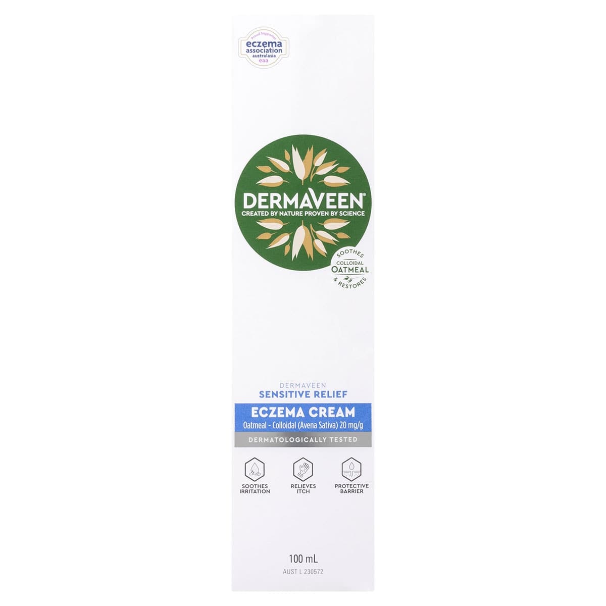 Thumbnail DermaVeen Sensitive Relief Eczema Cream 100ml