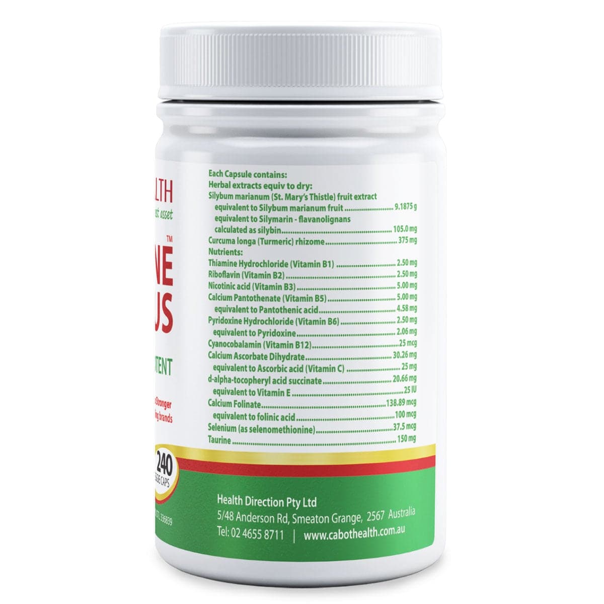 Thumbnail Cabot Health Livatone Plus Turmeric 240 Capsules