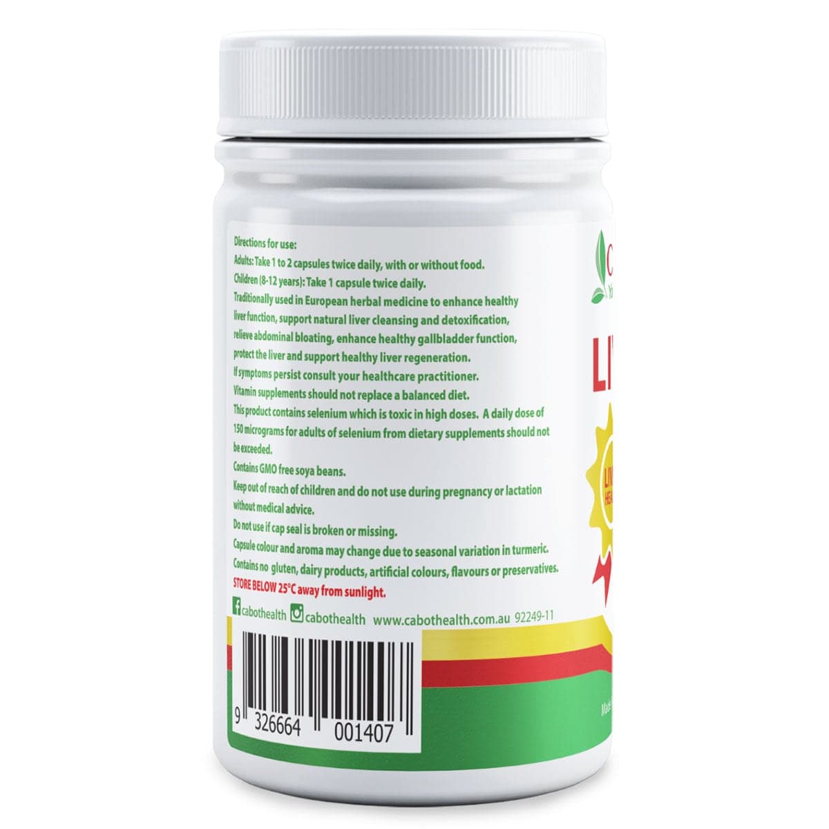 Thumbnail Cabot Health Livatone Plus Turmeric 240 Capsules