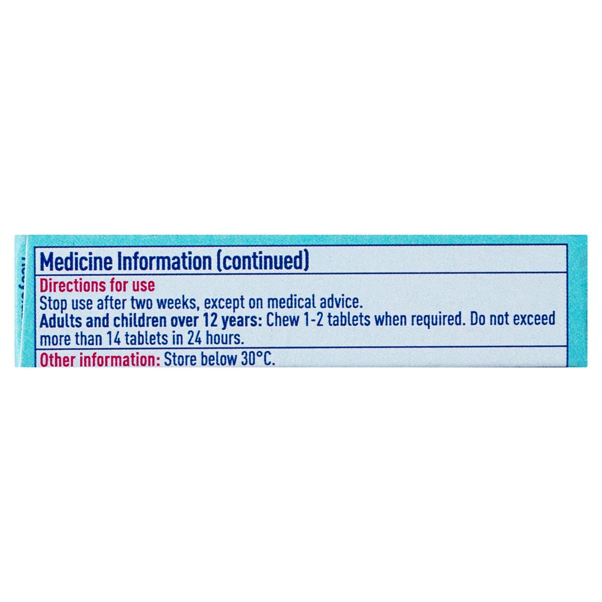 Thumbnail Mylanta 2Go Antacid FastChews Mint 8 Chewable Tablets