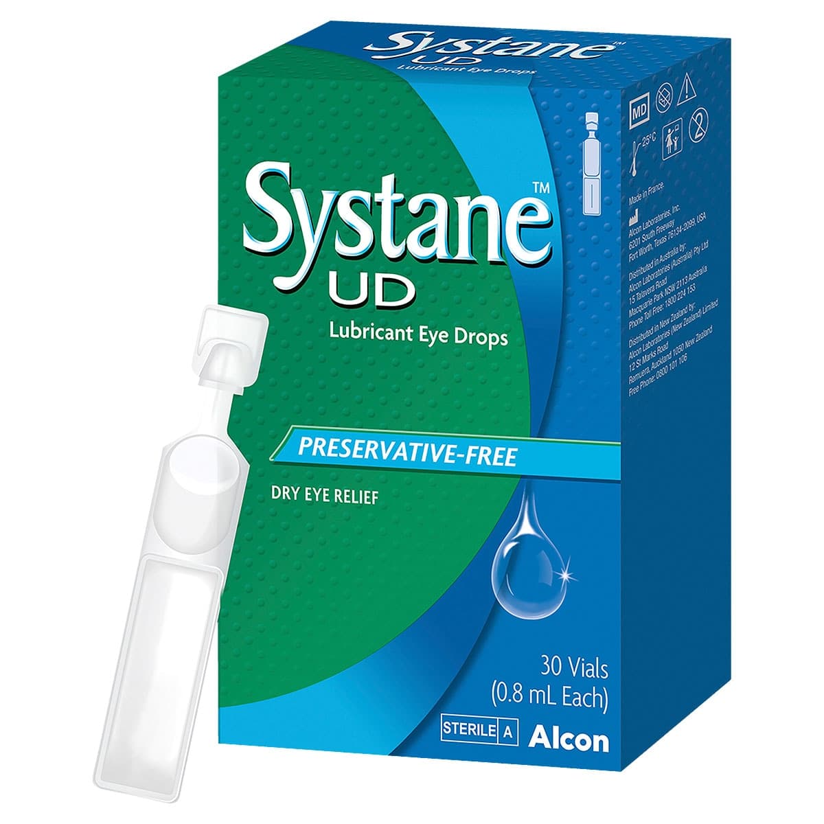 Thumbnail Systane Lubricant Eye Drops Preservative Free 0.8ml x 30 Vials