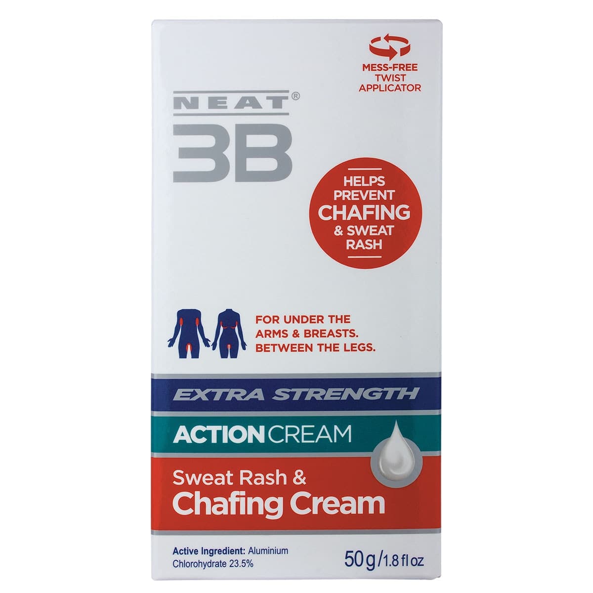 Thumbnail Neat 3B Action Cream Chafing & Sweat Rash Cream 50g