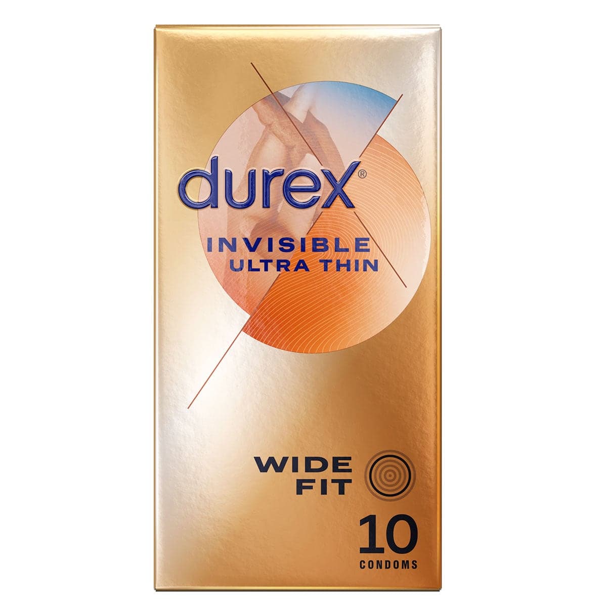 Thumbnail Durex Invisible Ultra Thin Wide Fit Condoms 10 Pack