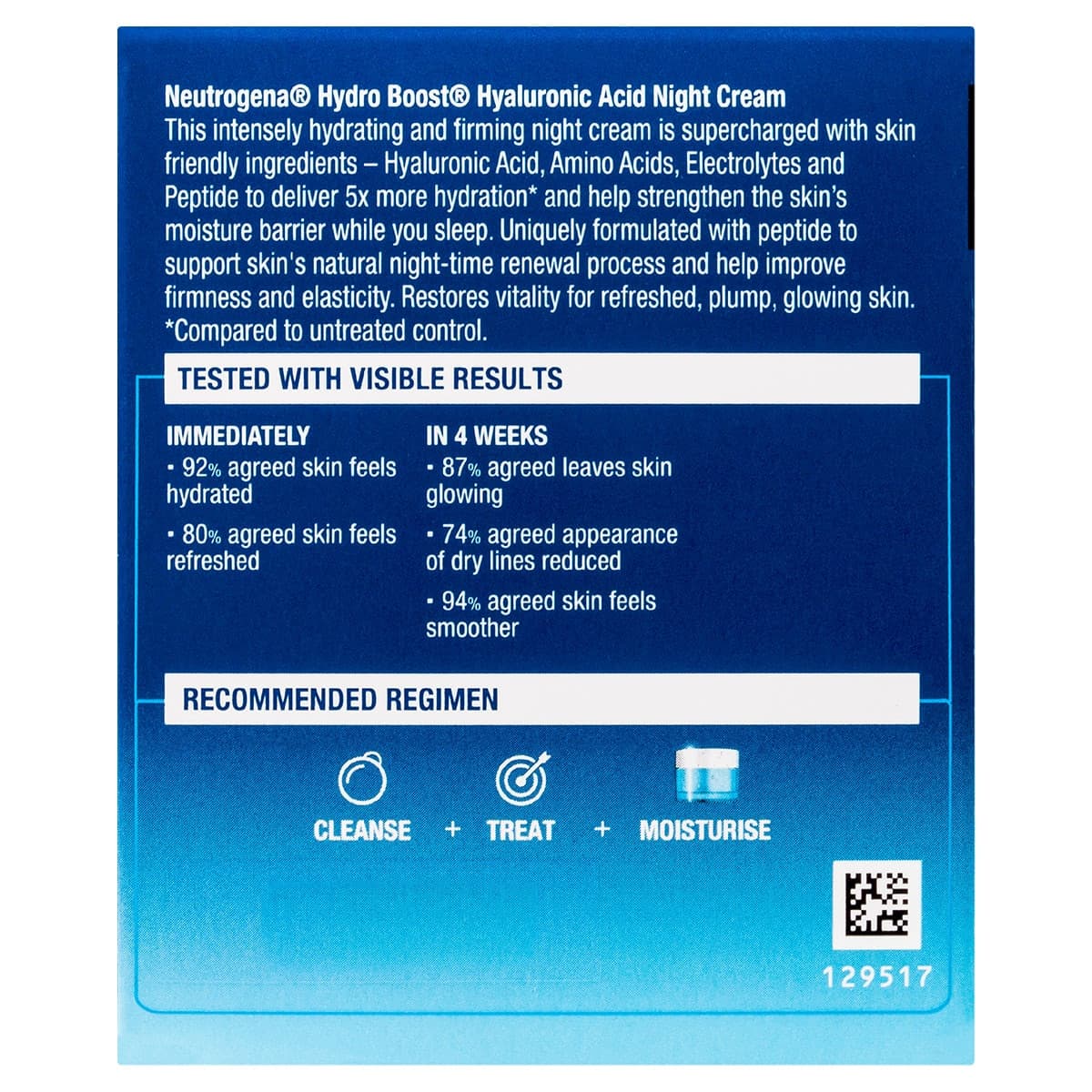 Thumbnail Neutrogena Hydro Boost Hyaluronic Acid Night Cream 50g