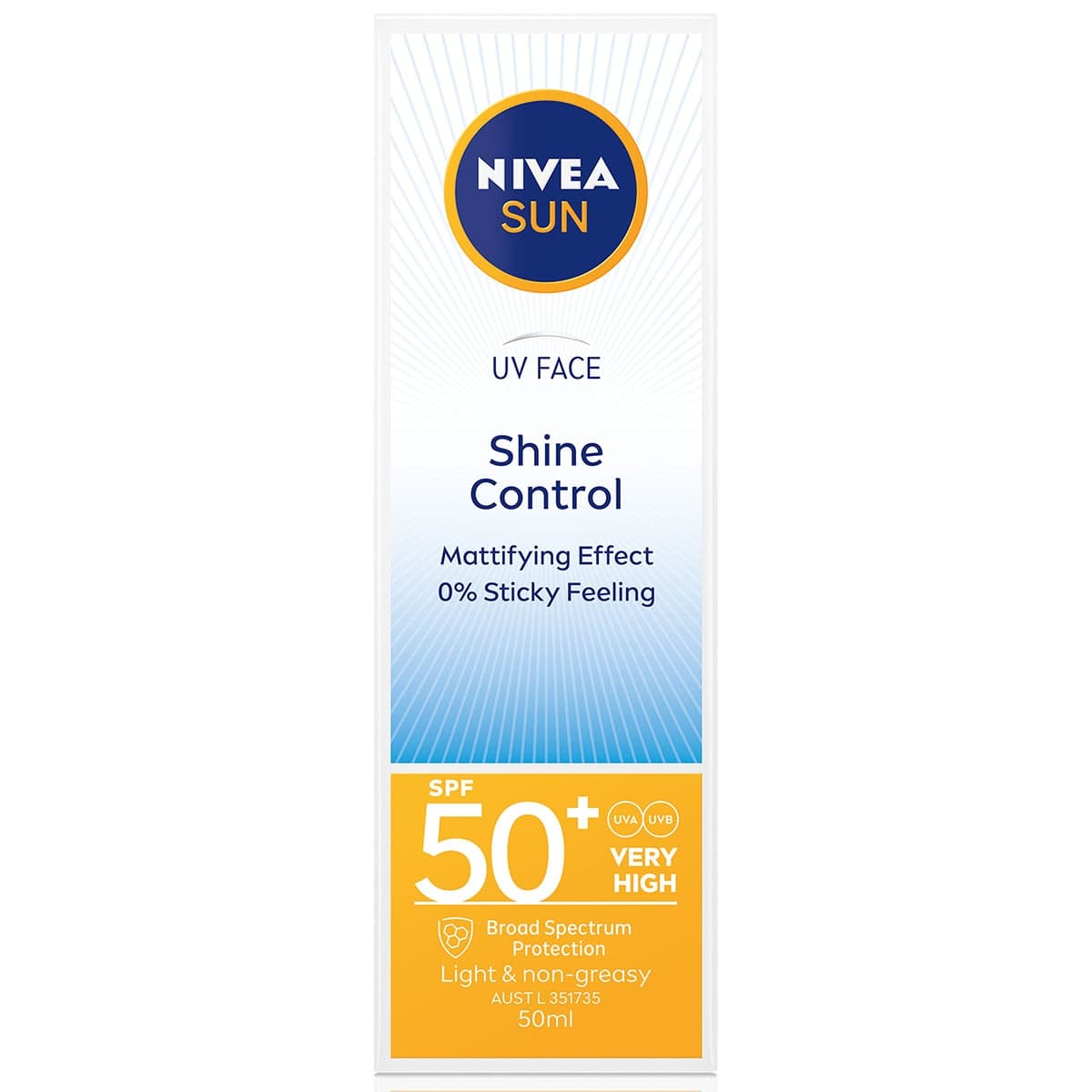 Thumbnail Nivea Sun UV Face Shine Control SPF50 50ml