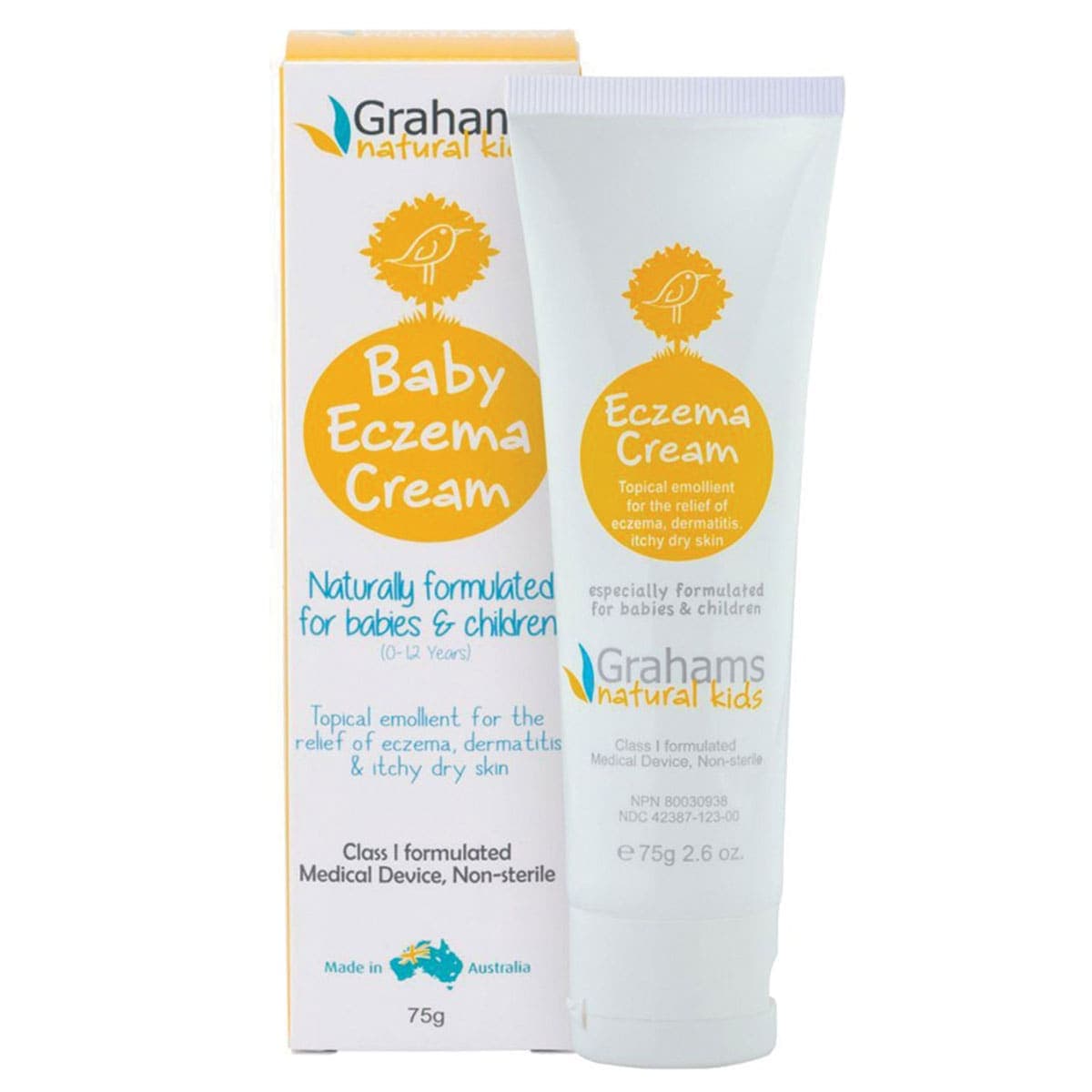 Thumbnail Grahams Natural Baby Eczema Cream 75g