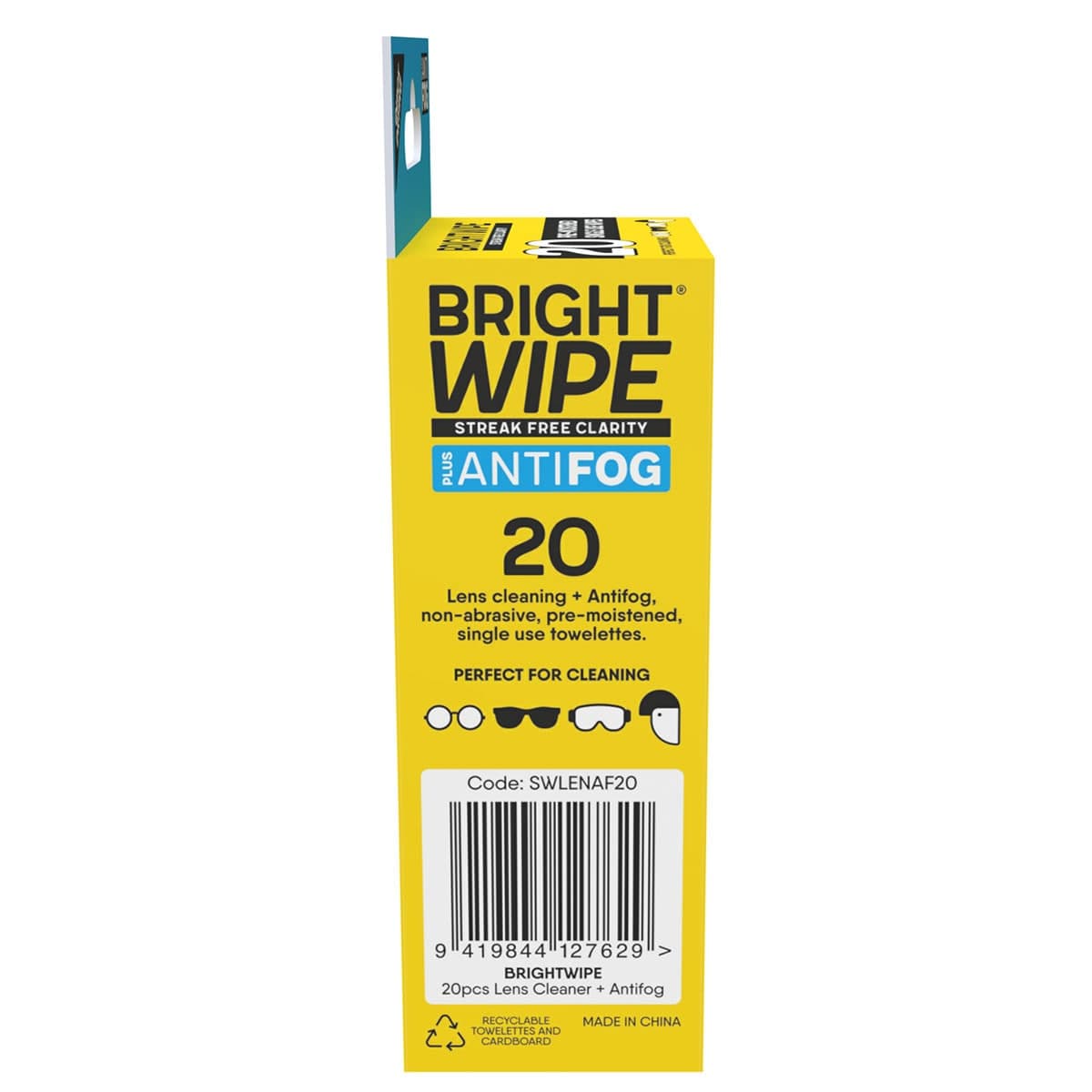 Thumbnail Bright Wipe Antifog Lens Wipe 20 Pack
