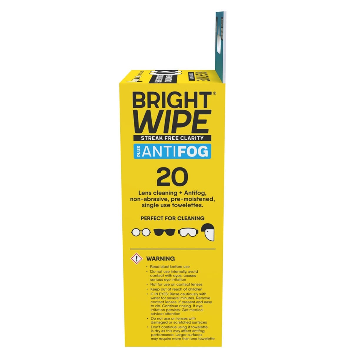 Thumbnail Bright Wipe Antifog Lens Wipe 20 Pack