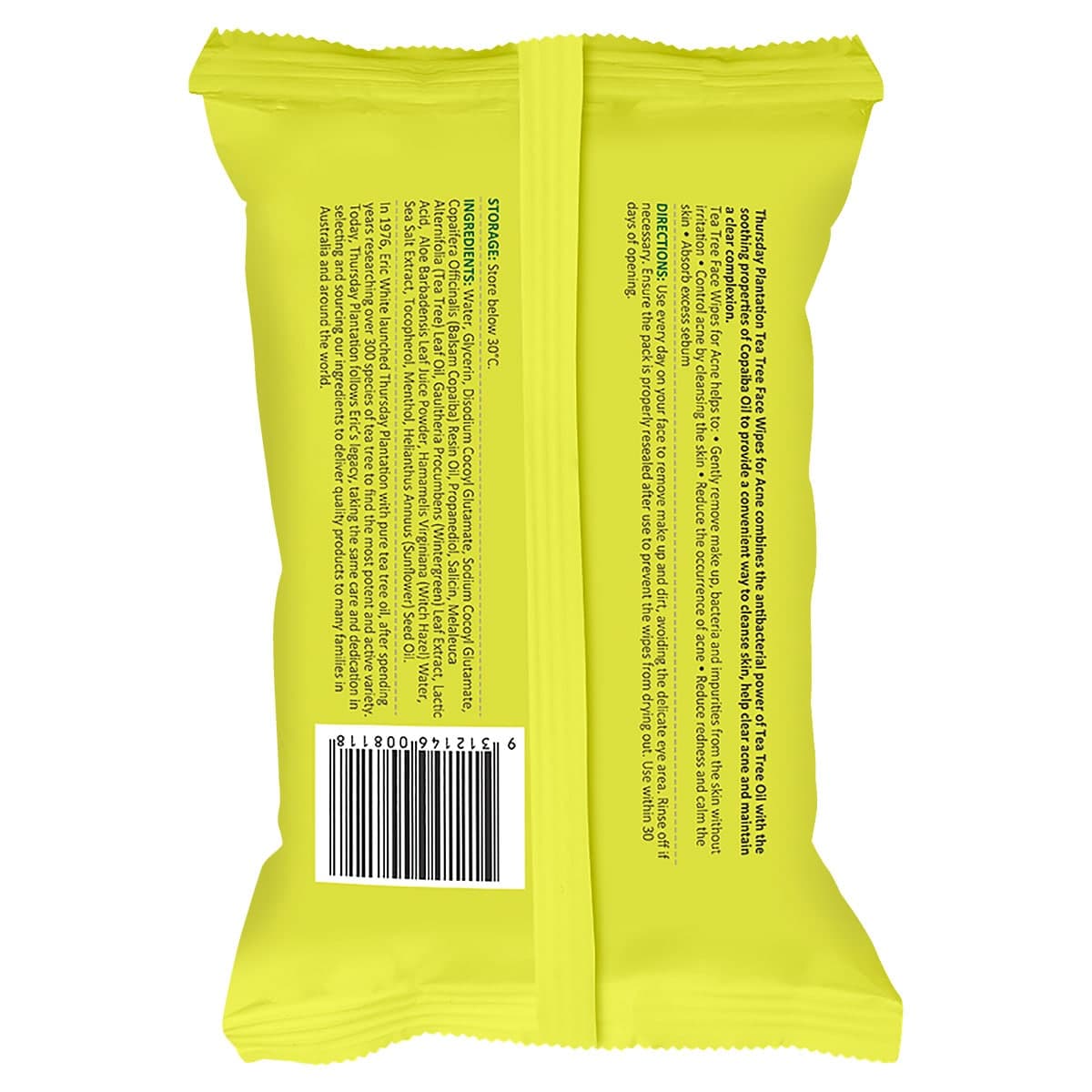 Thumbnail Thursday Plantation Tea Tree Wipes for Acne 25 Pack