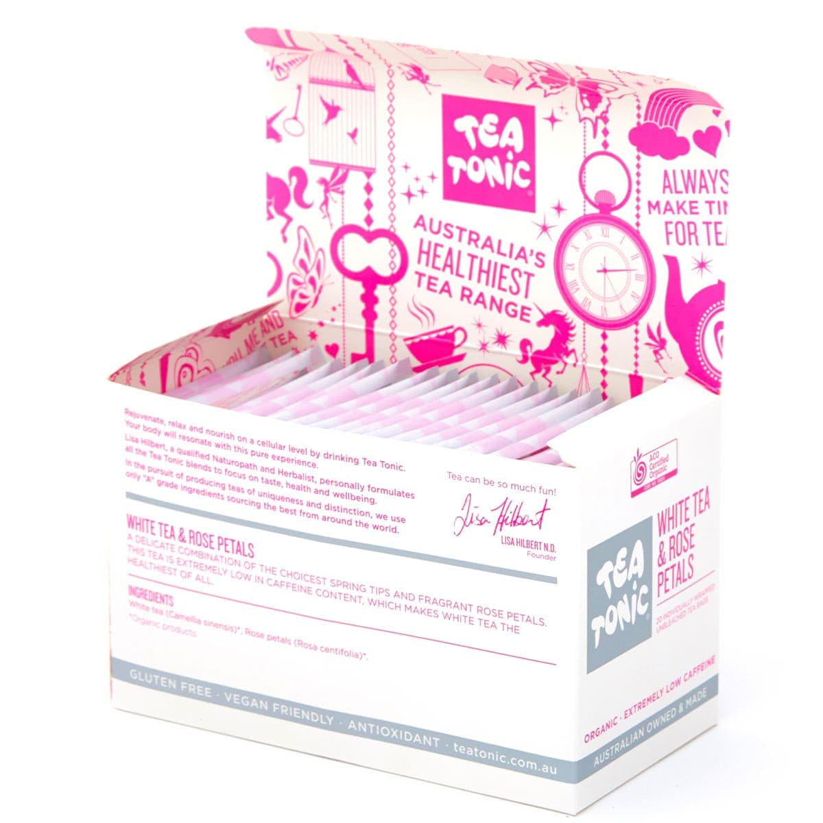 Thumbnail Tea Tonic White Tea & Rose Petal Tea Bags 20 Pack