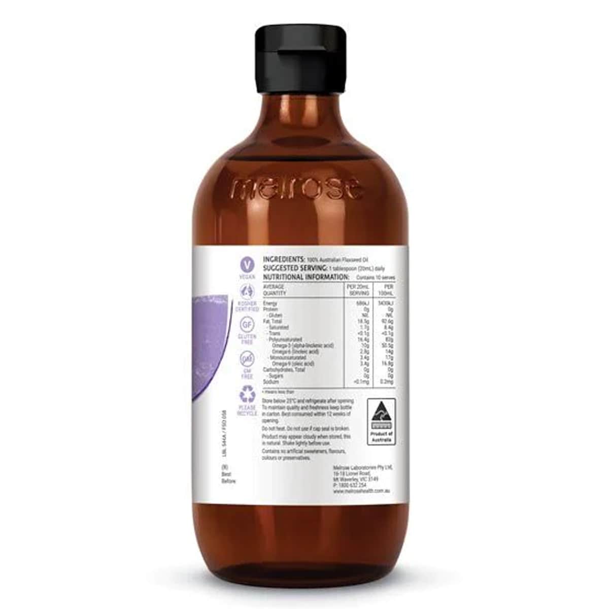 Thumbnail Melrose Australian Flaxseed Oil 500ml