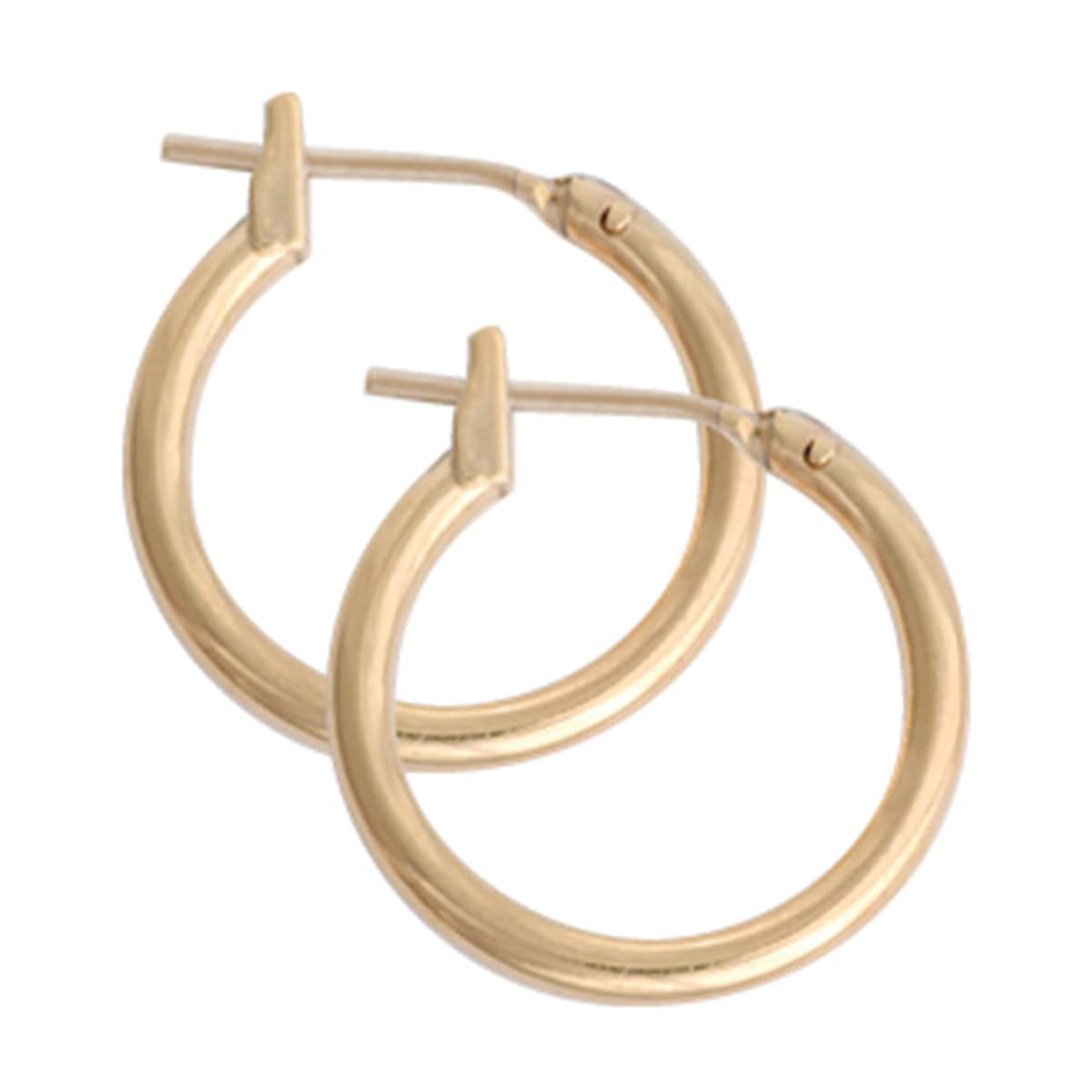 Thumbnail Studex Just Hoops 13mm Hoop Earring Gold 1 Pair