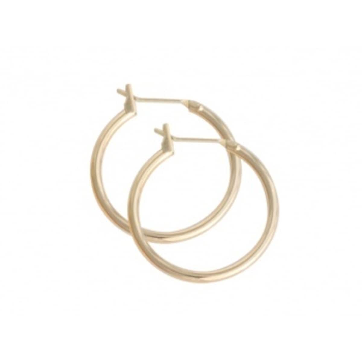 Thumbnail Studex Just Hoops 19mm Hoop Earring Gold 1 Pair