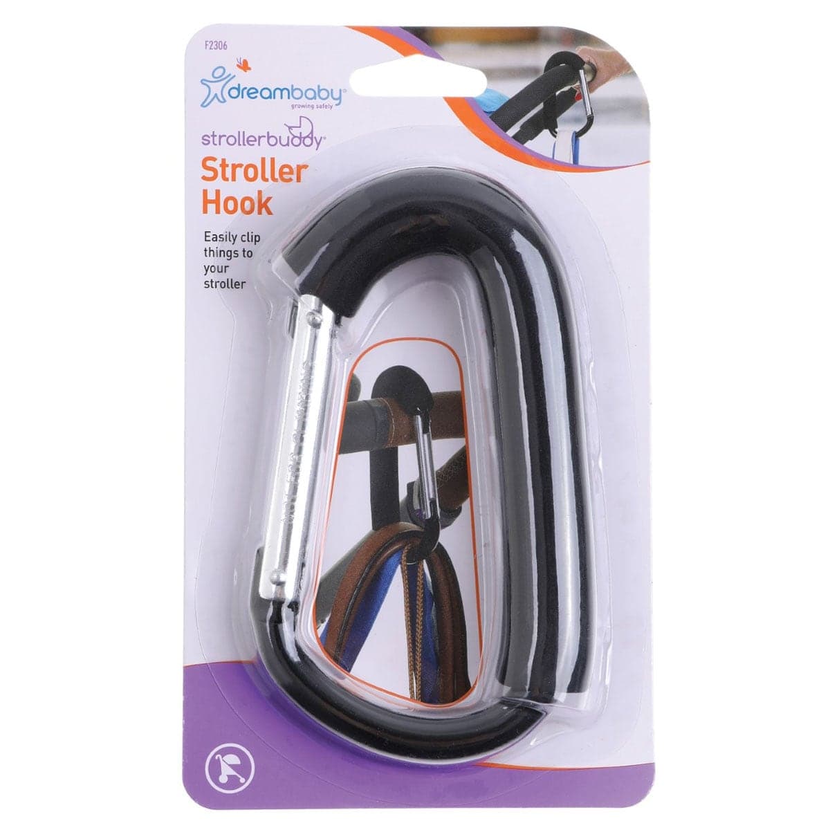 Thumbnail Dreambaby Stroller Hook Long Foam 1 Pack