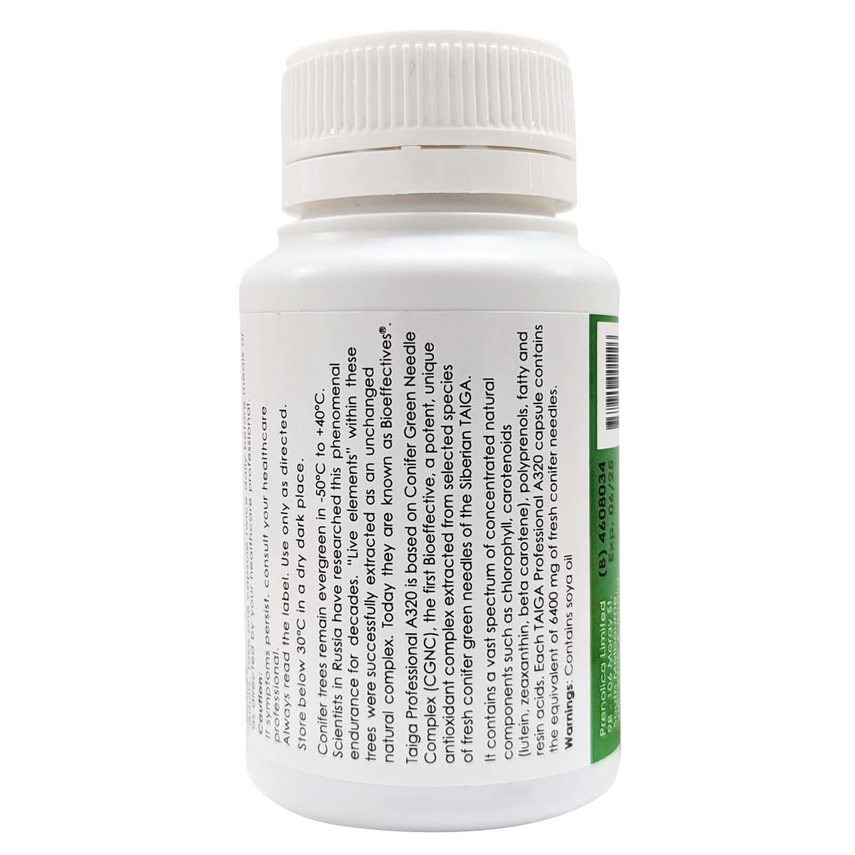 Thumbnail Taiga Professional A320 (Bioeffective A) 60 Capsules by Solagran