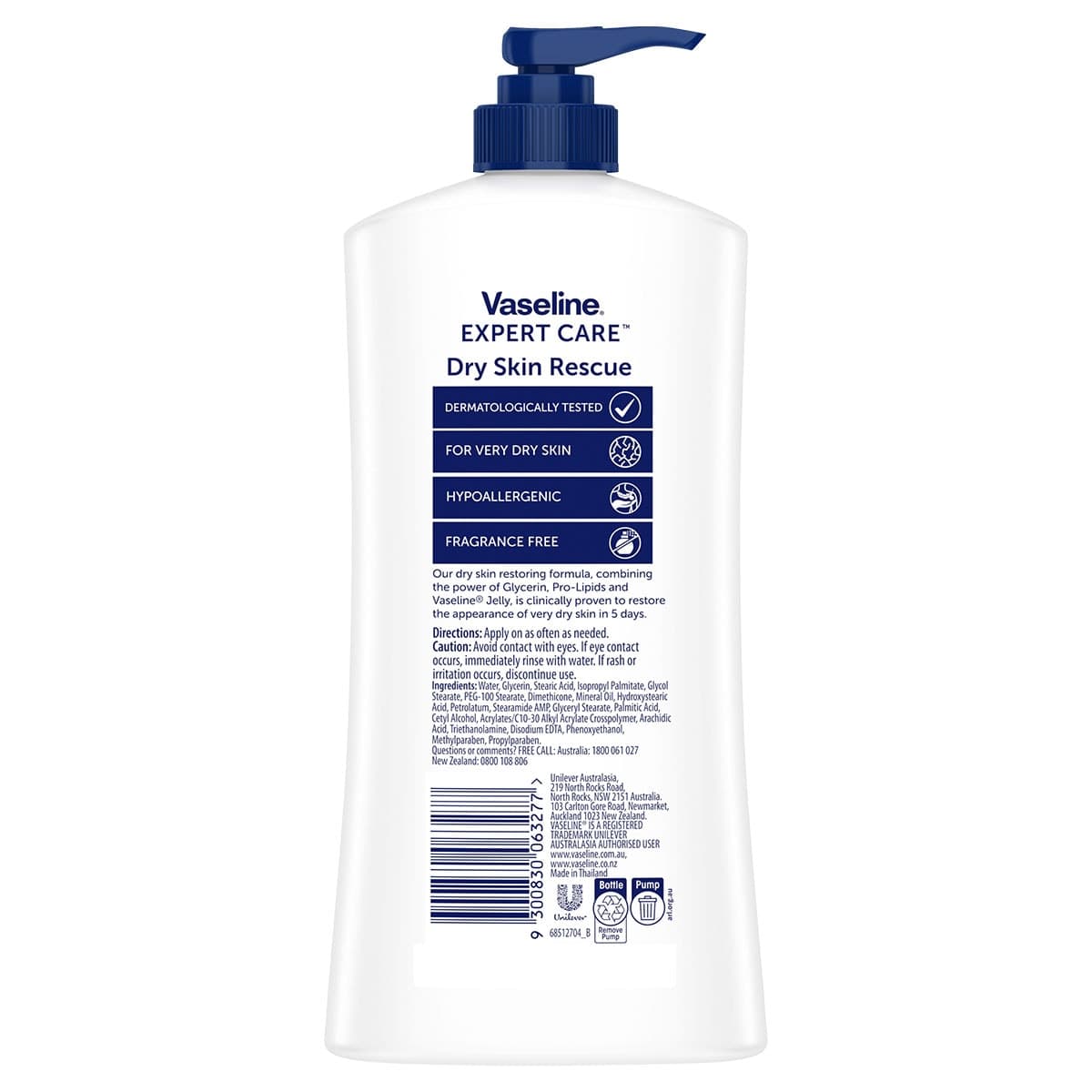Thumbnail Vaseline Expert Care Dy Skin Rescue Advanced Strength Body Lotion 550ml