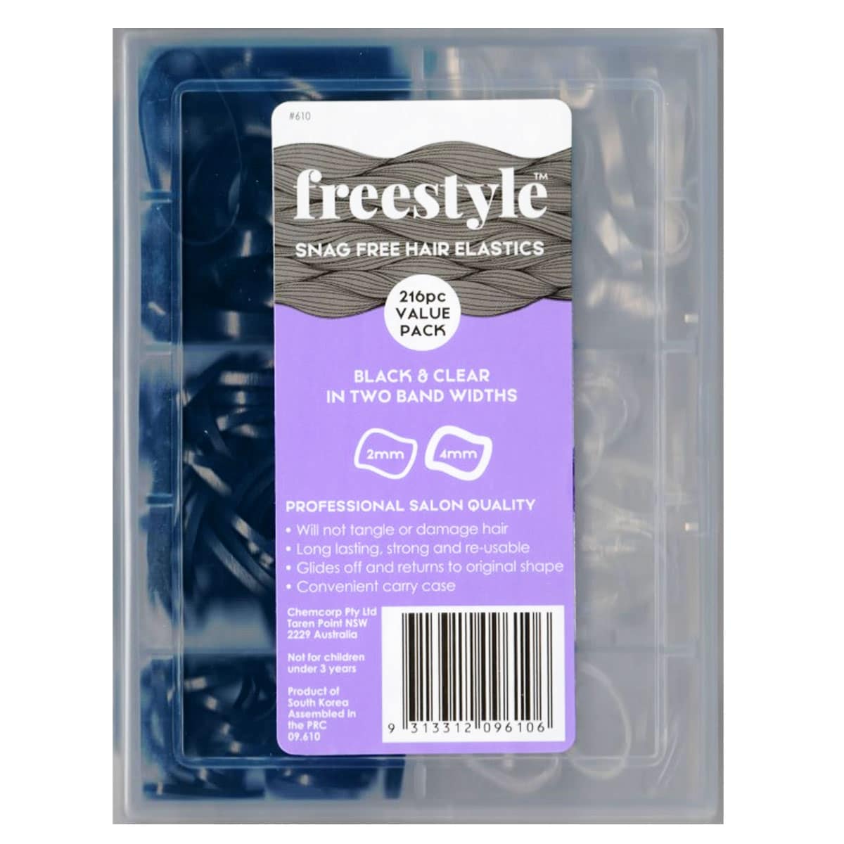 Thumbnail Freestyle Snag Free Hair Elastics Value Pack 216 Pieces