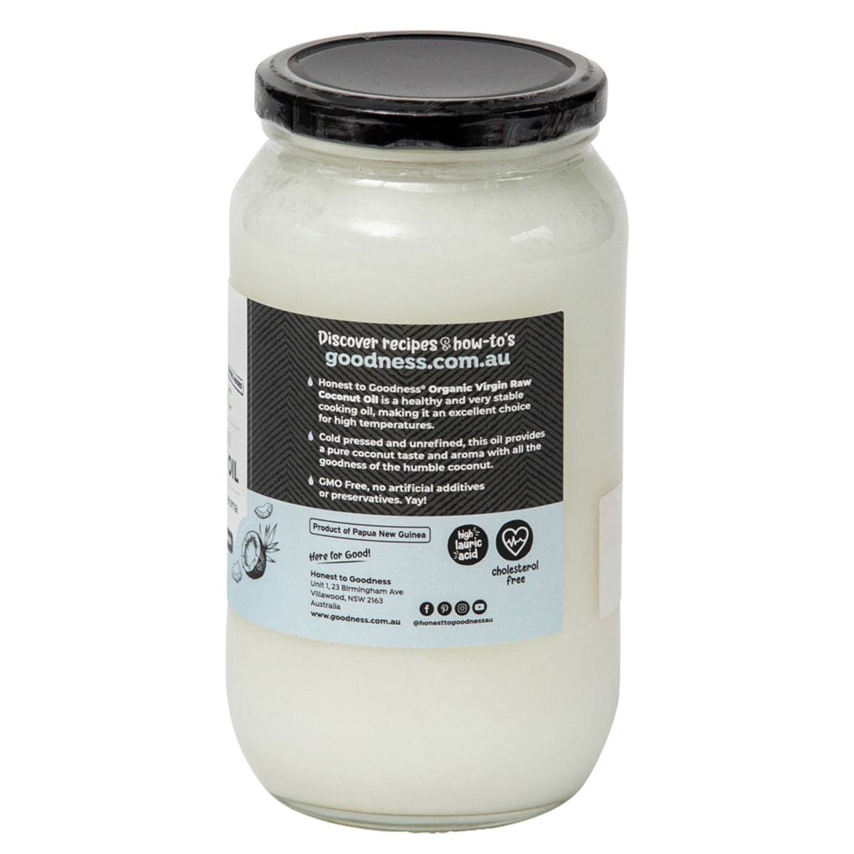 Thumbnail Honest to Goodness Organic Virgin Coconut Oil 1 Litre