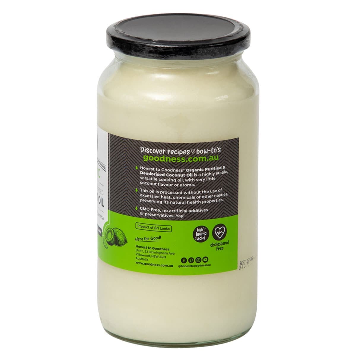 Thumbnail Honest to Goodness Organic Coconut Oil Purified & Deodorised 1 Litre