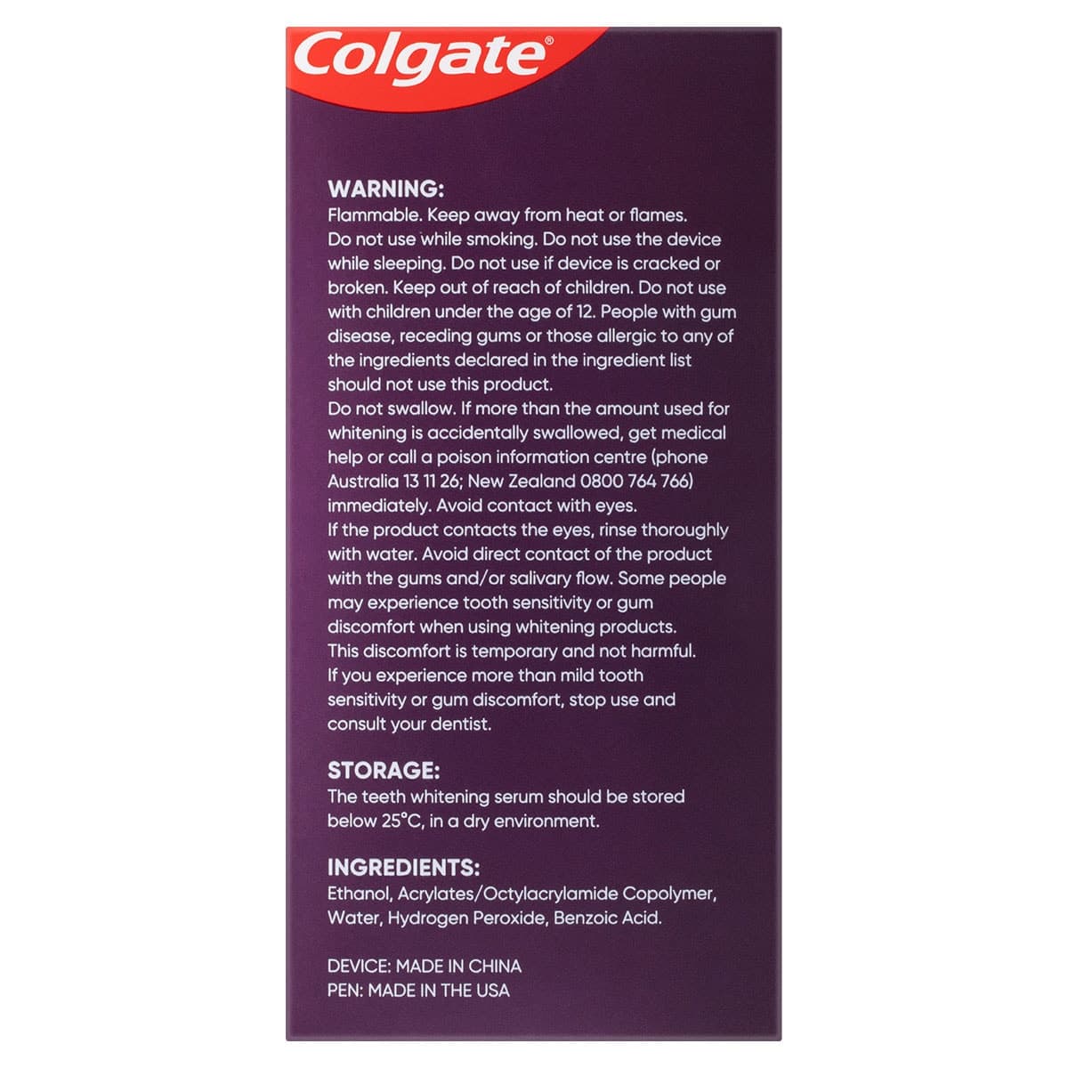 Thumbnail Colgate Optic White FlexLight LED Whitening Kit