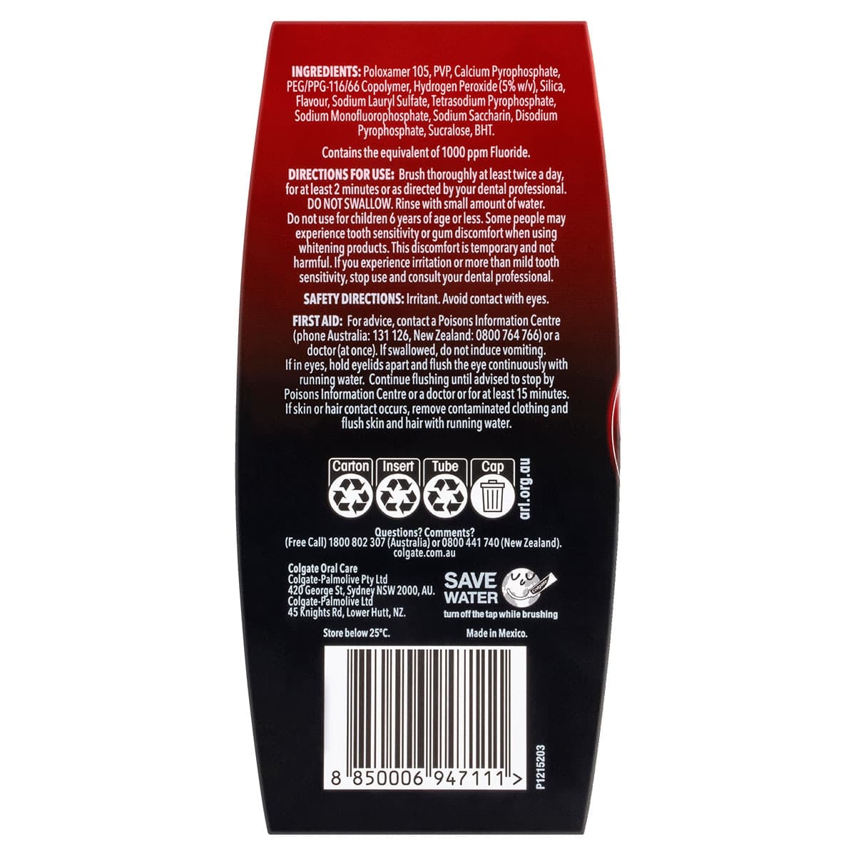 Thumbnail Colgate Optic White Pro Series Vividly Fresh Whitening Toothpaste 80g