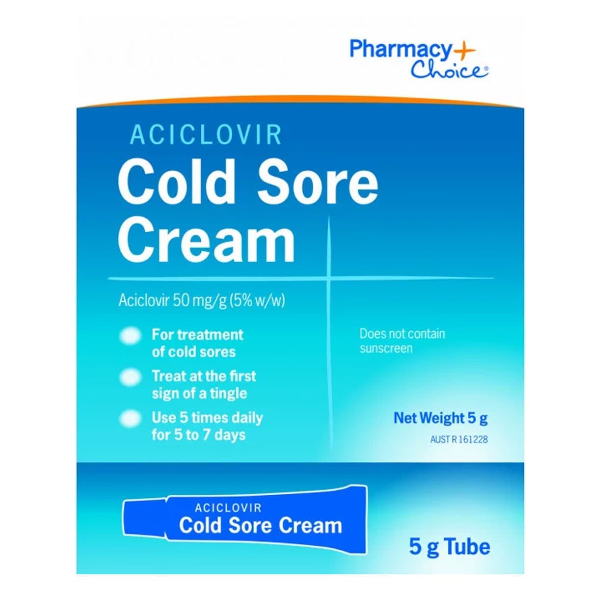 Thumbnail Pharmacy Choice Aciclovir Cold Sore Cream 5g