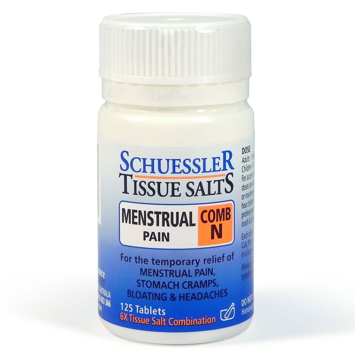 Thumbnail Schuessler Tissue Salts Comb N Menstrual Pain 125 Tablets