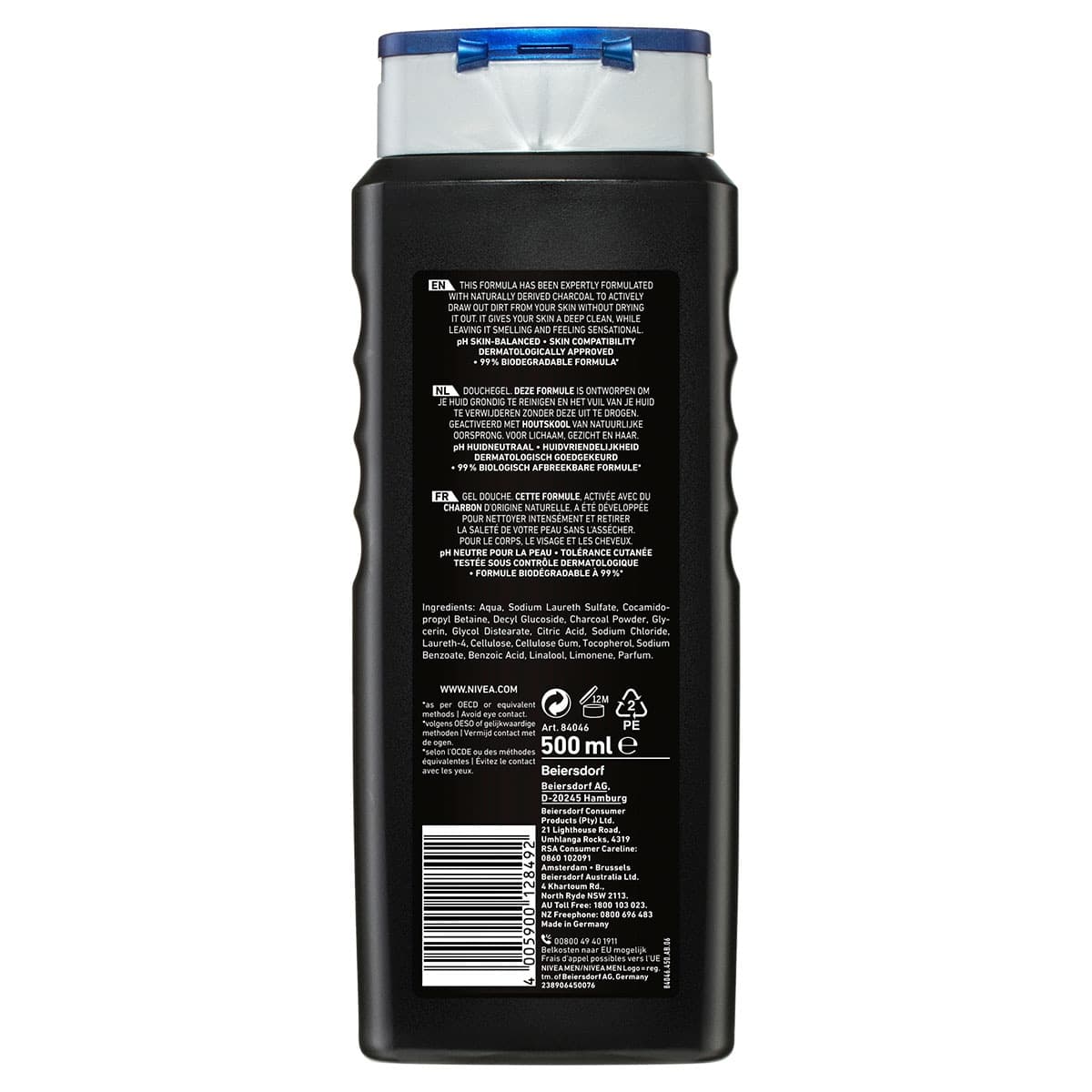 Thumbnail Nivea Men Active Clean Shower Gel 500ml