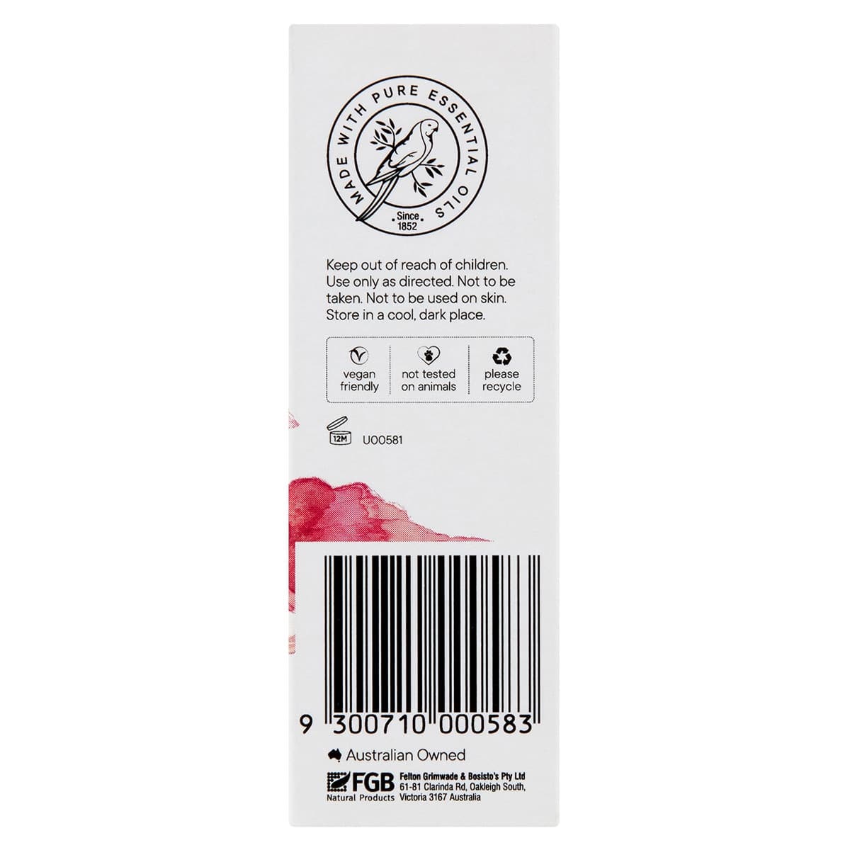 Thumbnail Bosisto's Natives Barossa Essential Oil 10ml