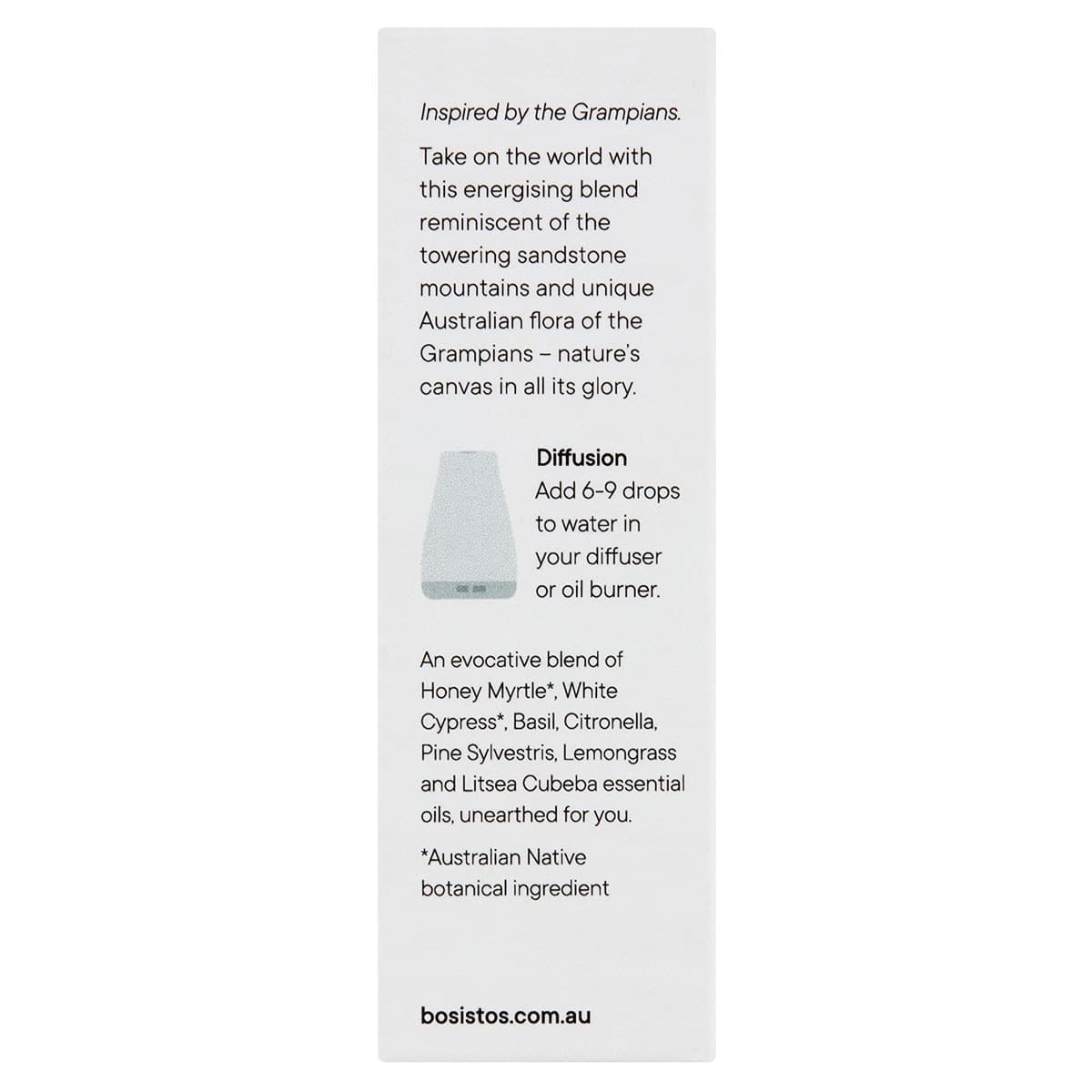 Thumbnail Bosisto's Natives Grampians Essential Oil 10ml