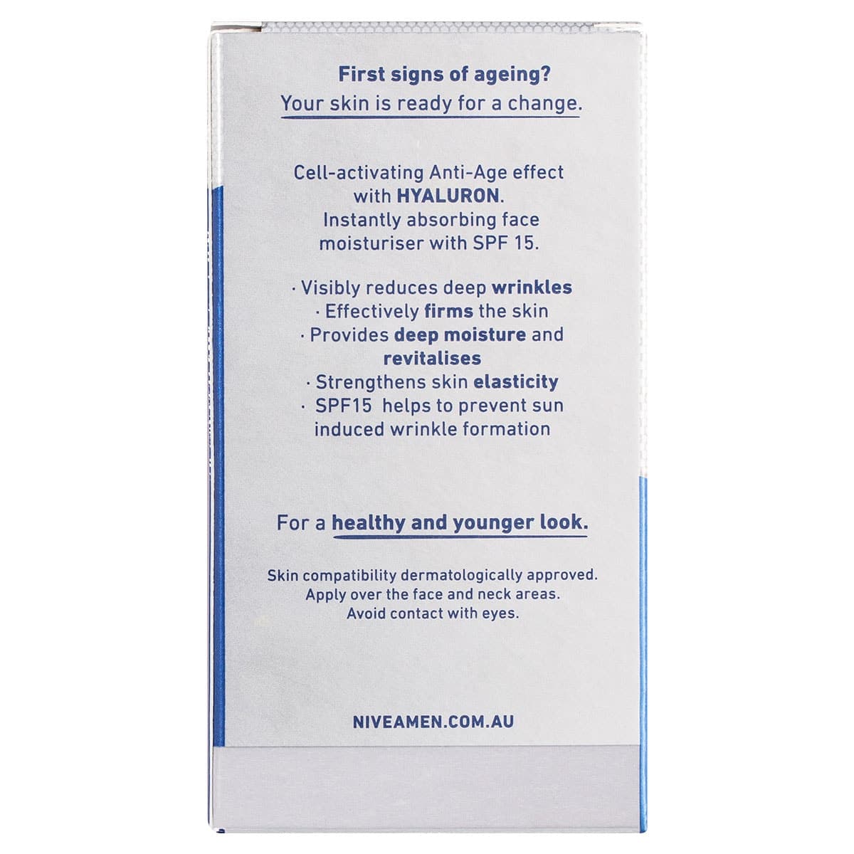 Thumbnail Nivea Men Anti-Age Hyaluron Face Moisturising Cream SPF15 50ml