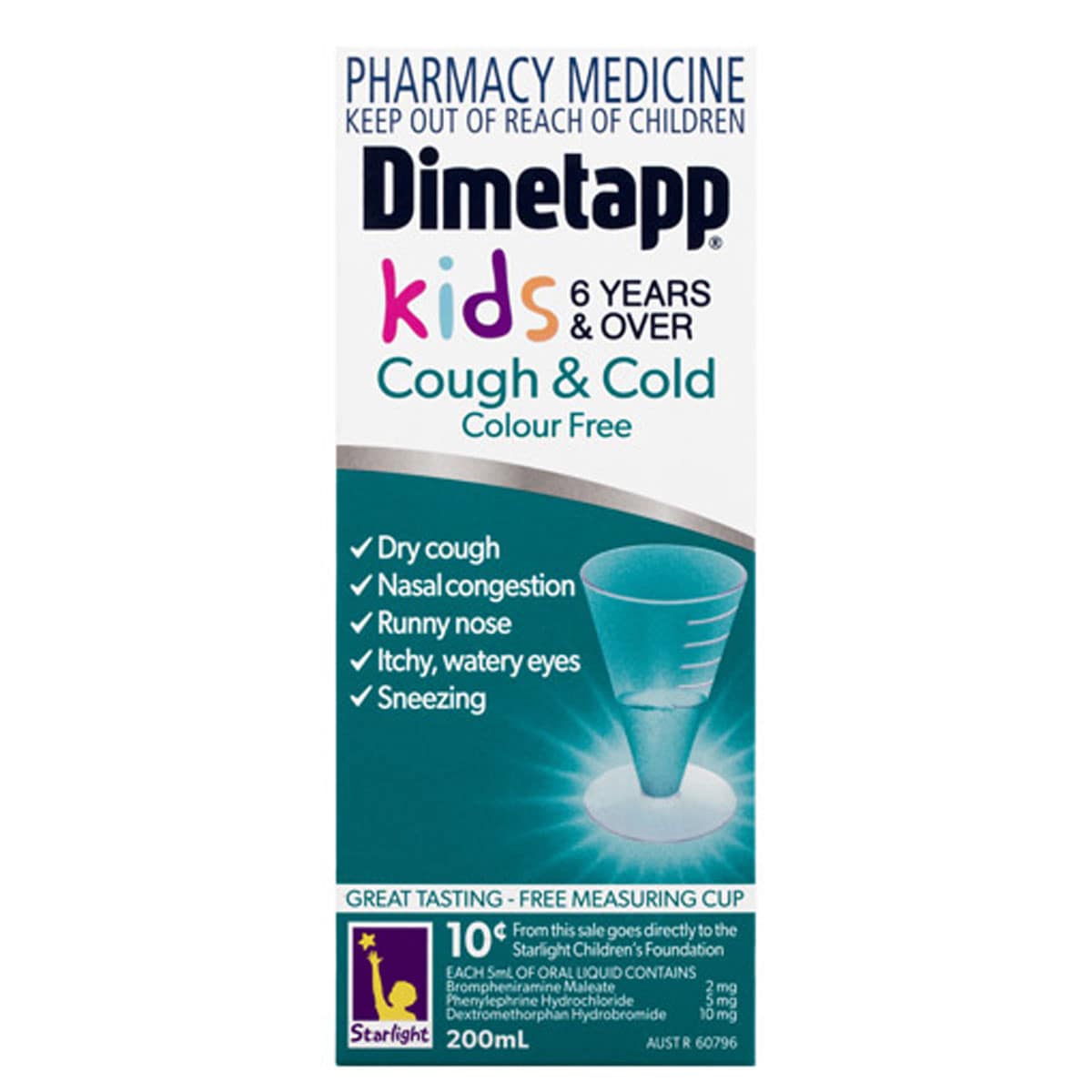 Thumbnail Dimetapp Kids 6+ Years Cough & Cold Colour Free 200ml