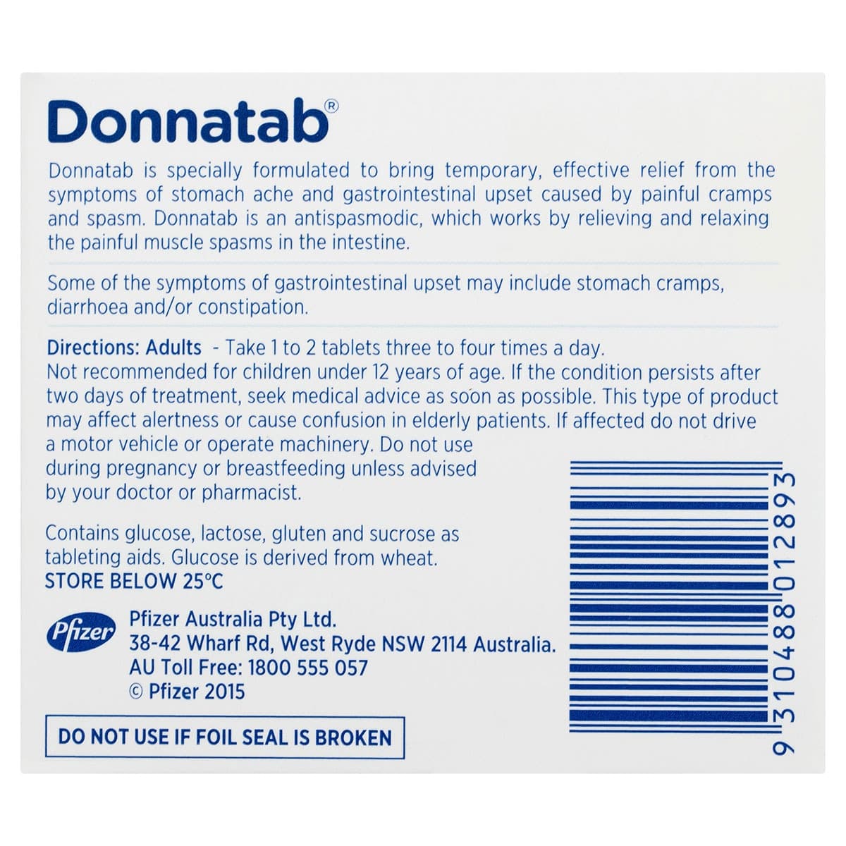 Thumbnail Donnatab Tablets 50 Tablets