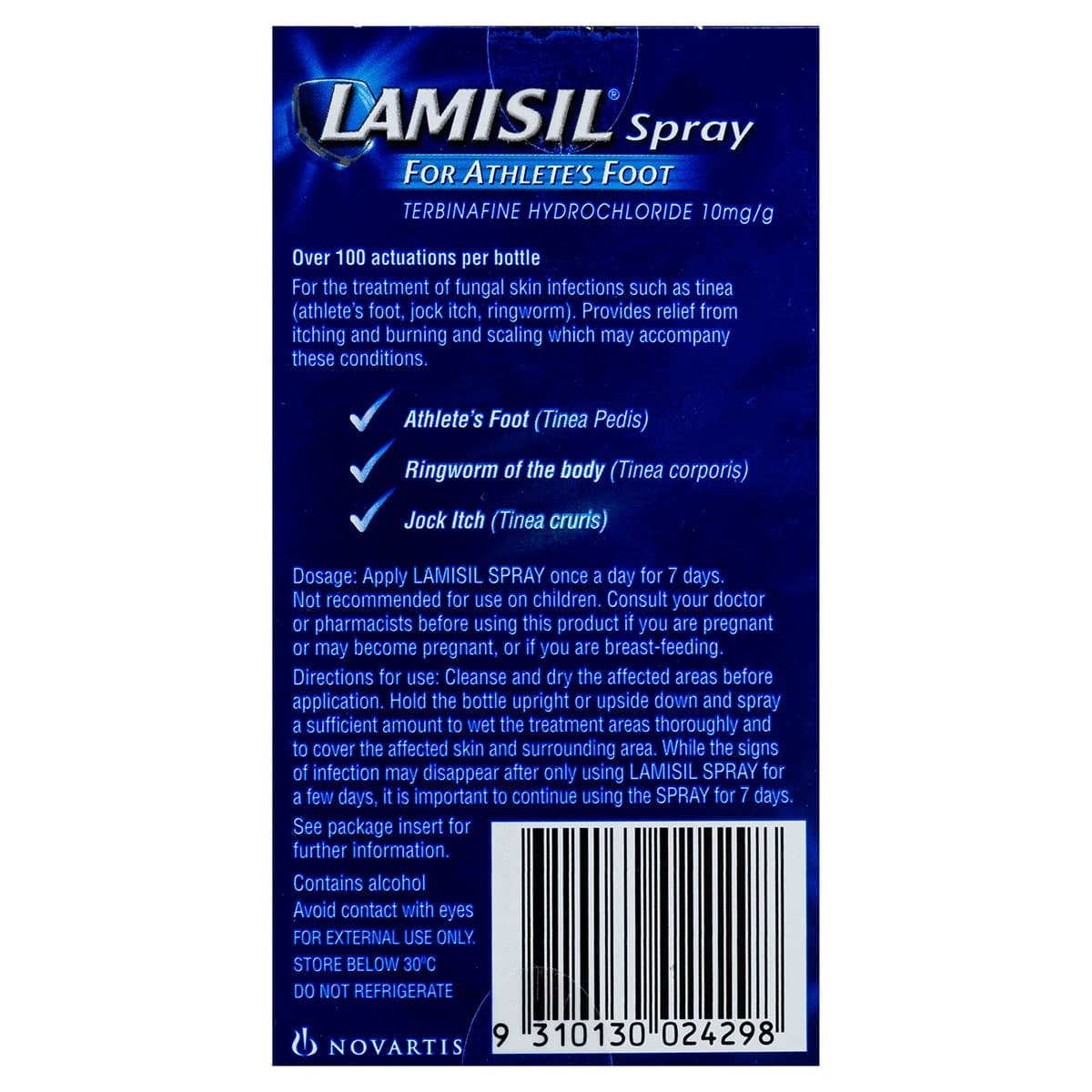 Thumbnail Lamisil Spray for Athletes Foot 15ml