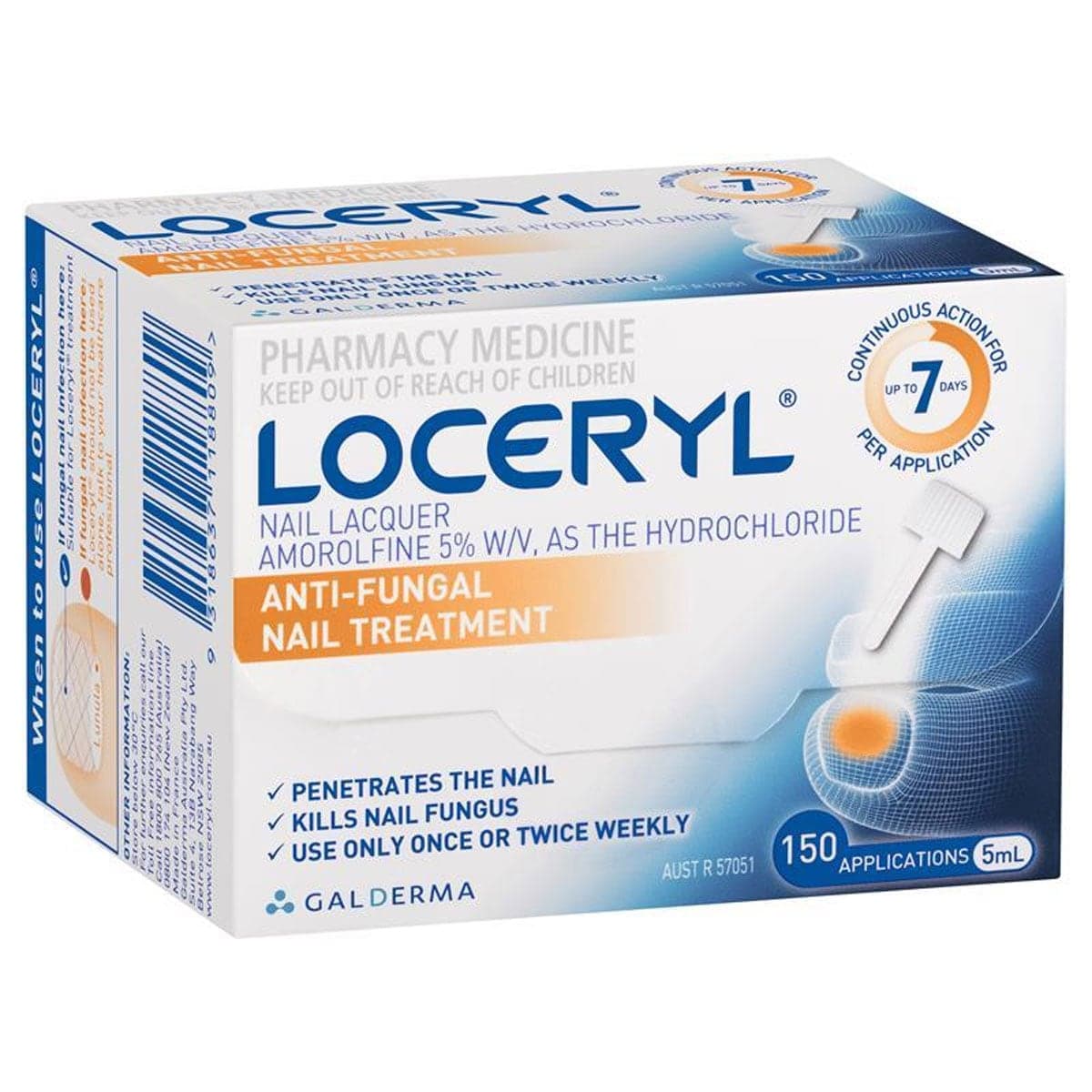 Thumbnail Loceryl Anti-Fungal Nail Lacquer Treatment Kit 5ml