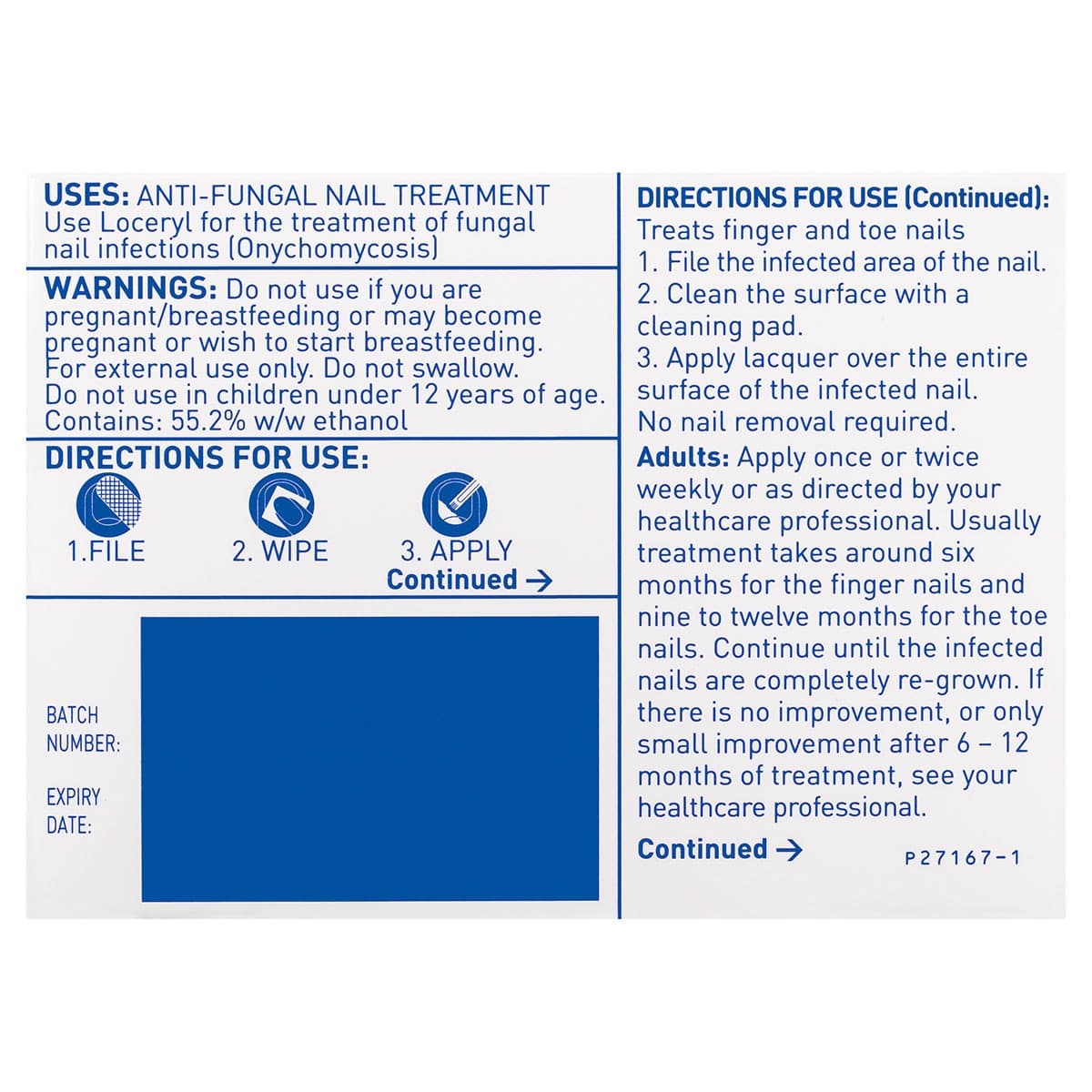 Thumbnail Loceryl Anti-Fungal Nail Lacquer Treatment Kit 5ml
