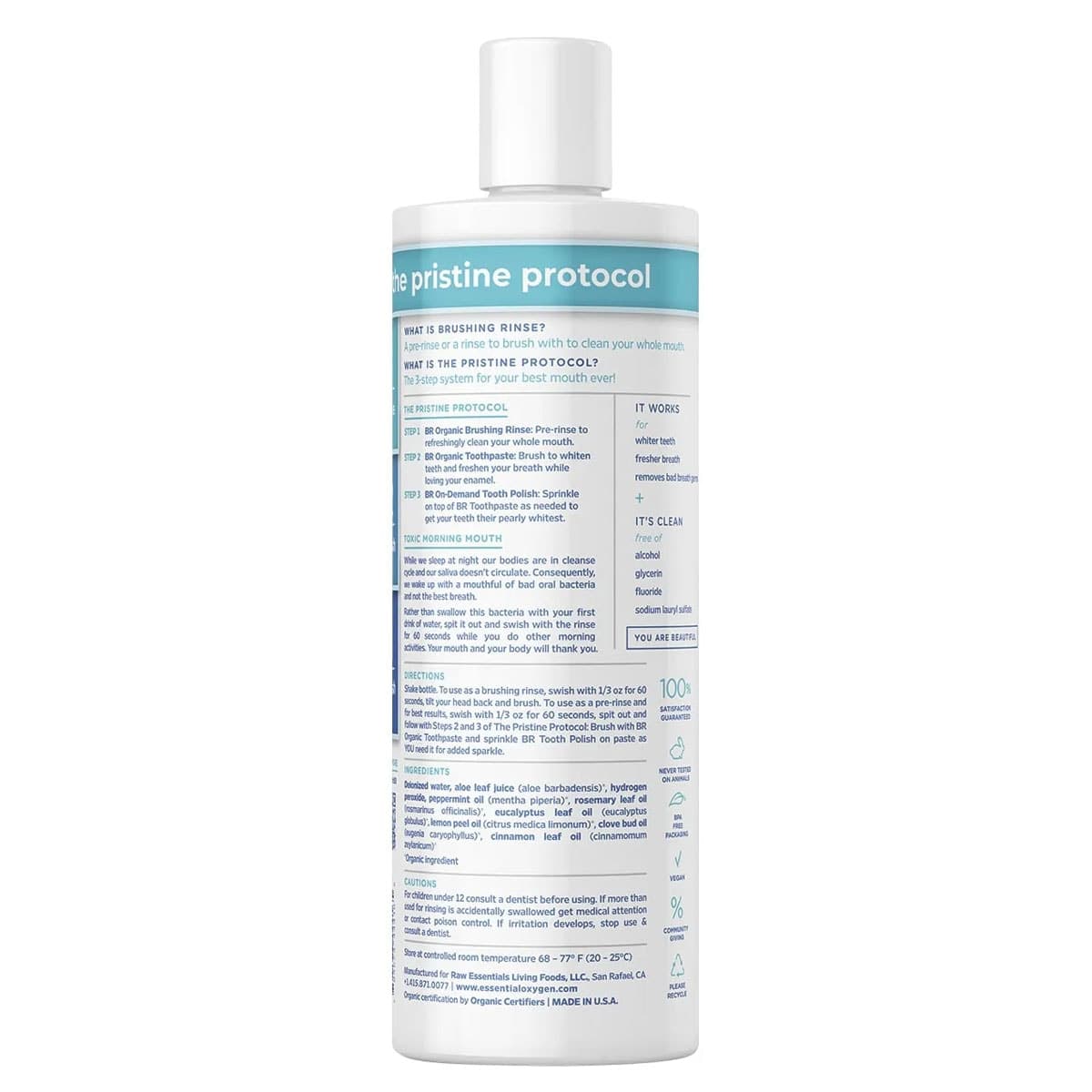Thumbnail Essential Oxygen BR Brushing Rinse Peppermint 473ml
