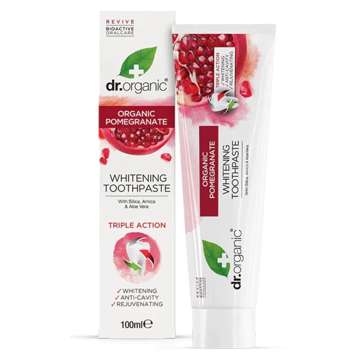 Thumbnail Dr Organic Pomegranate Whitening Toothpaste 100ml