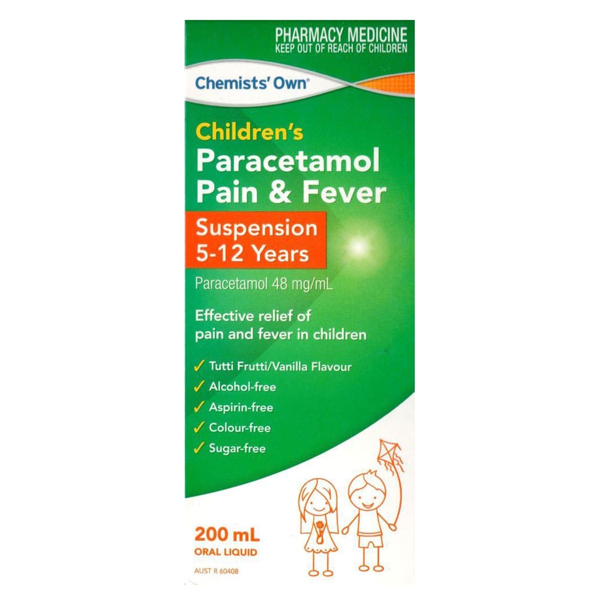 Thumbnail Chemists Own Children's Paracetamol Suspension 5-12 Years 200ml