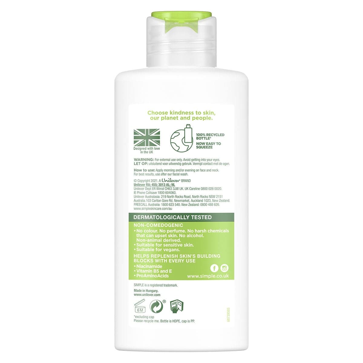 Thumbnail Simple Kind to Skin Replenishing Rich Moisturiser 125ml