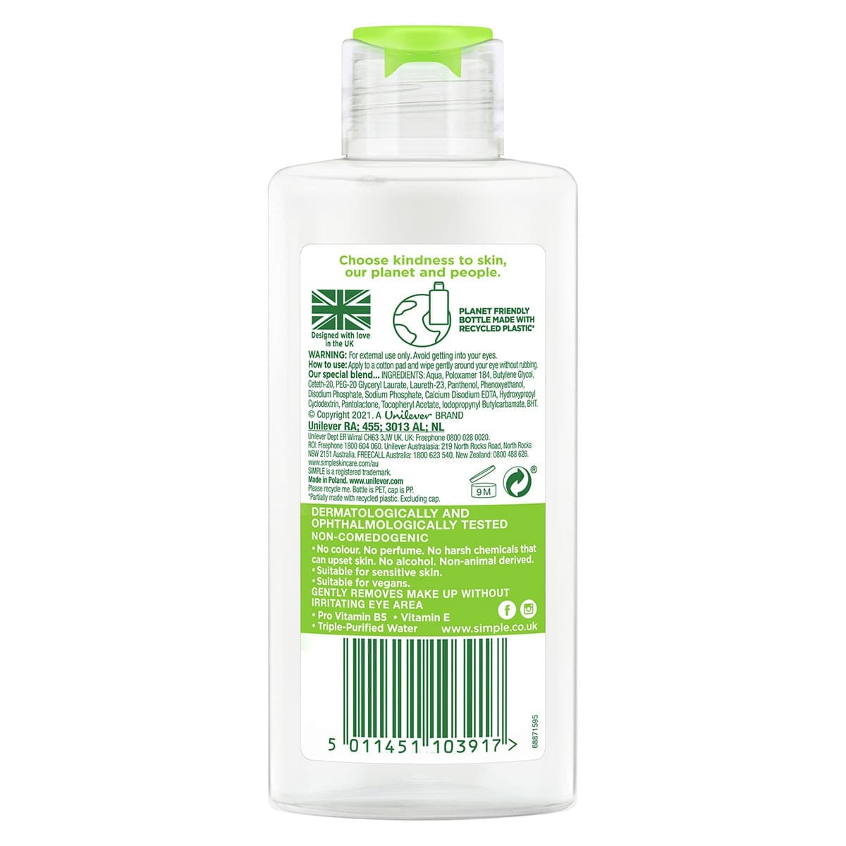Thumbnail Simple Eye Make-up Remover 125ml