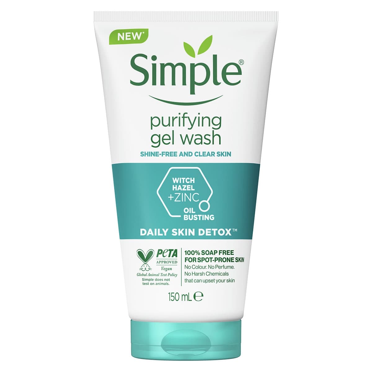 Thumbnail Simple Daily Skin Detox Purifying Gel Facial Wash 150ml
