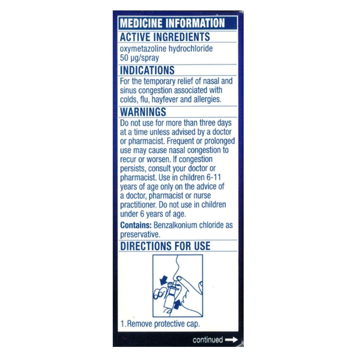 Thumbnail Logicin Rapid Relief Nasal Spray Refill 18ml