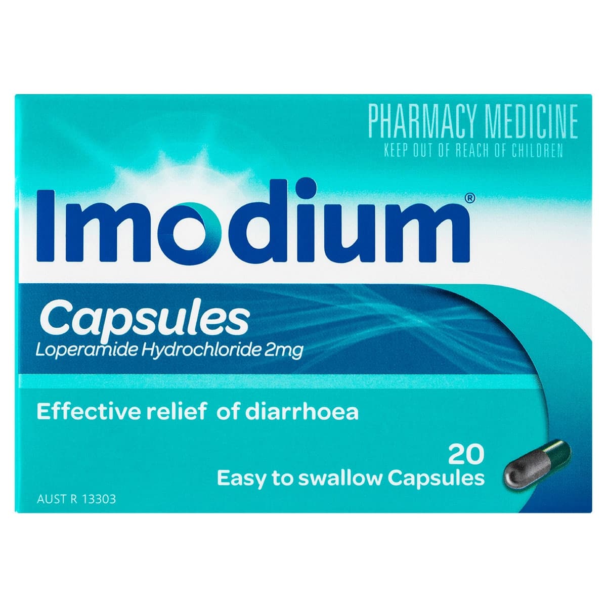 Thumbnail Imodium Capsules 2mg for Diarrhoea Relief 20 Capsules