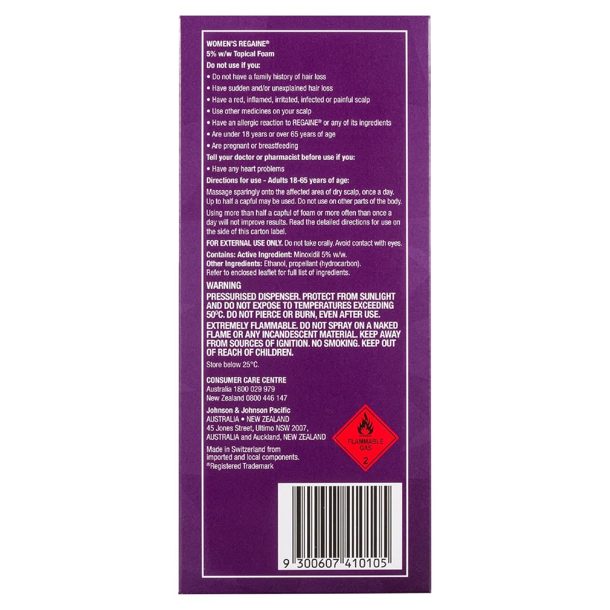 Thumbnail Regaine Womens FOAM Once a Day Hair Loss Treatment 60g