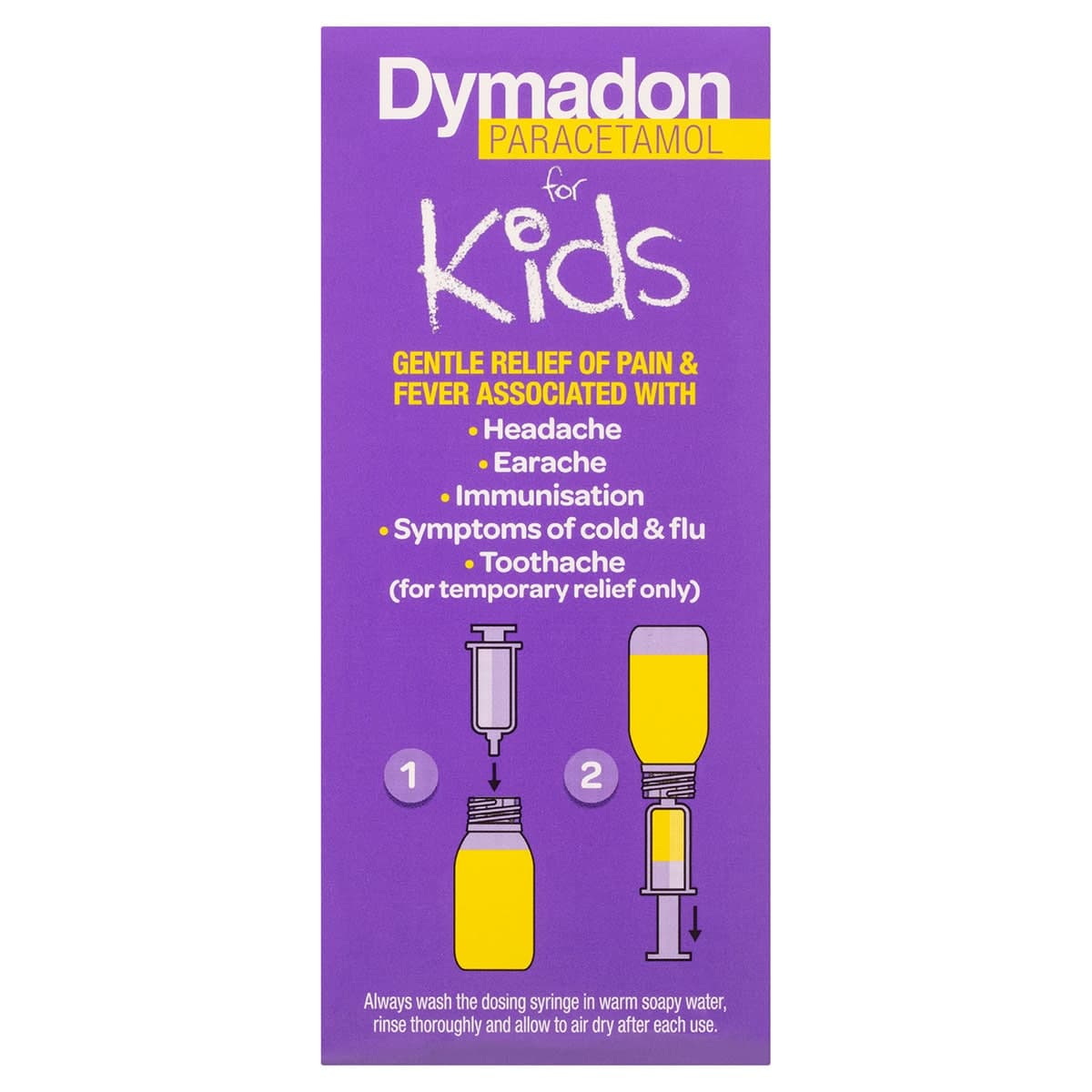 Thumbnail Dymadon for Kids 2-12 Years Pain & Fever Relief Strawberry 200ml