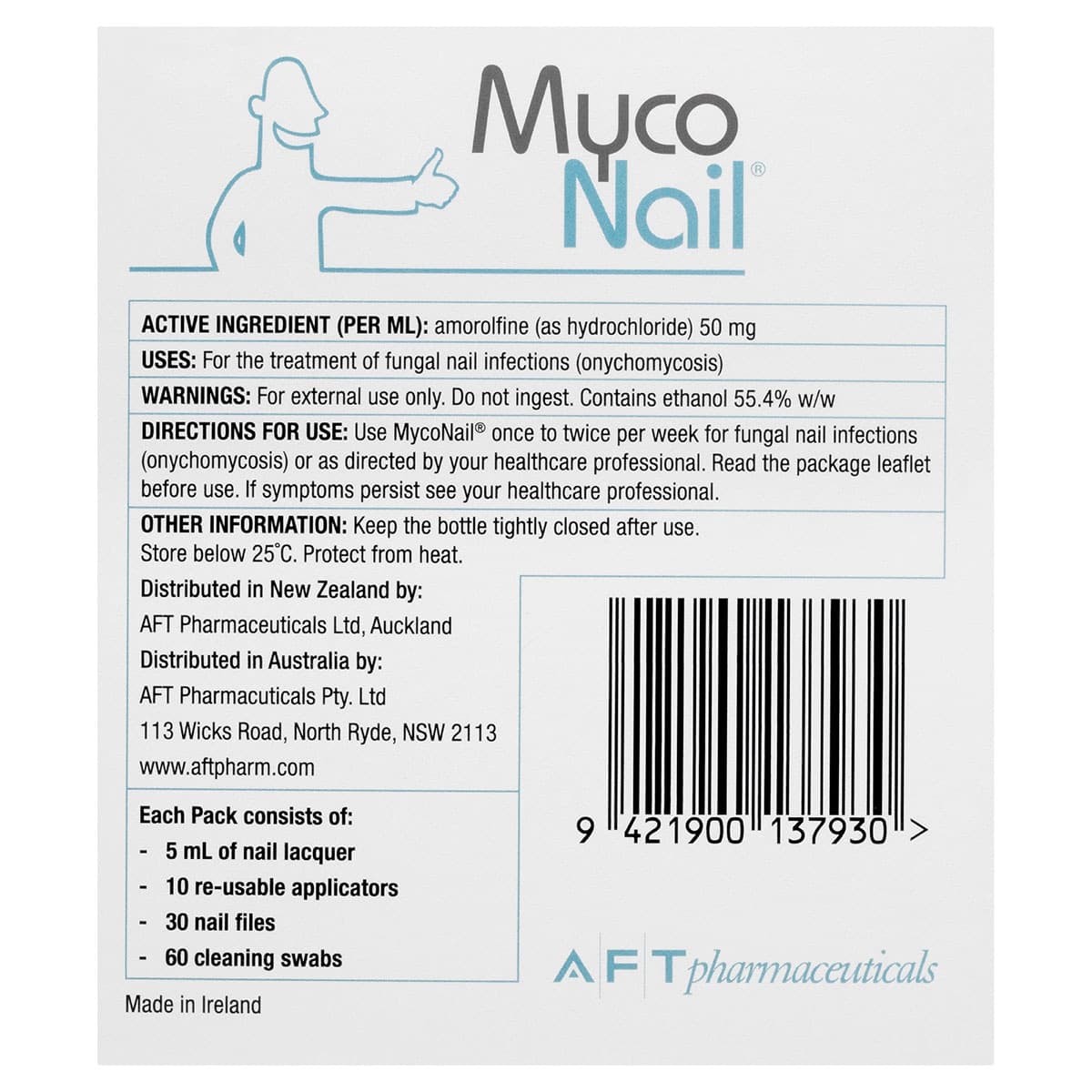 Thumbnail MycoNail Anti-fungal Nail Lacquer Kit 5ml